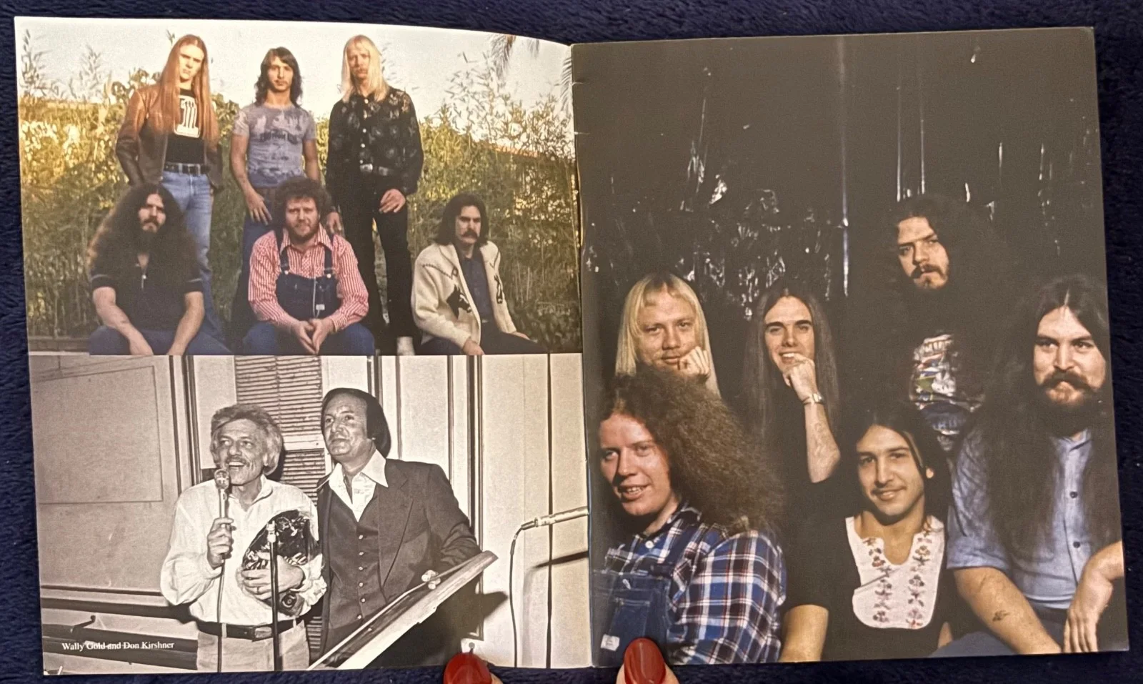 KANSAS autographed 8X10 poster BY 5 ORIGINAL BAND MEMBERS, изображение 2
