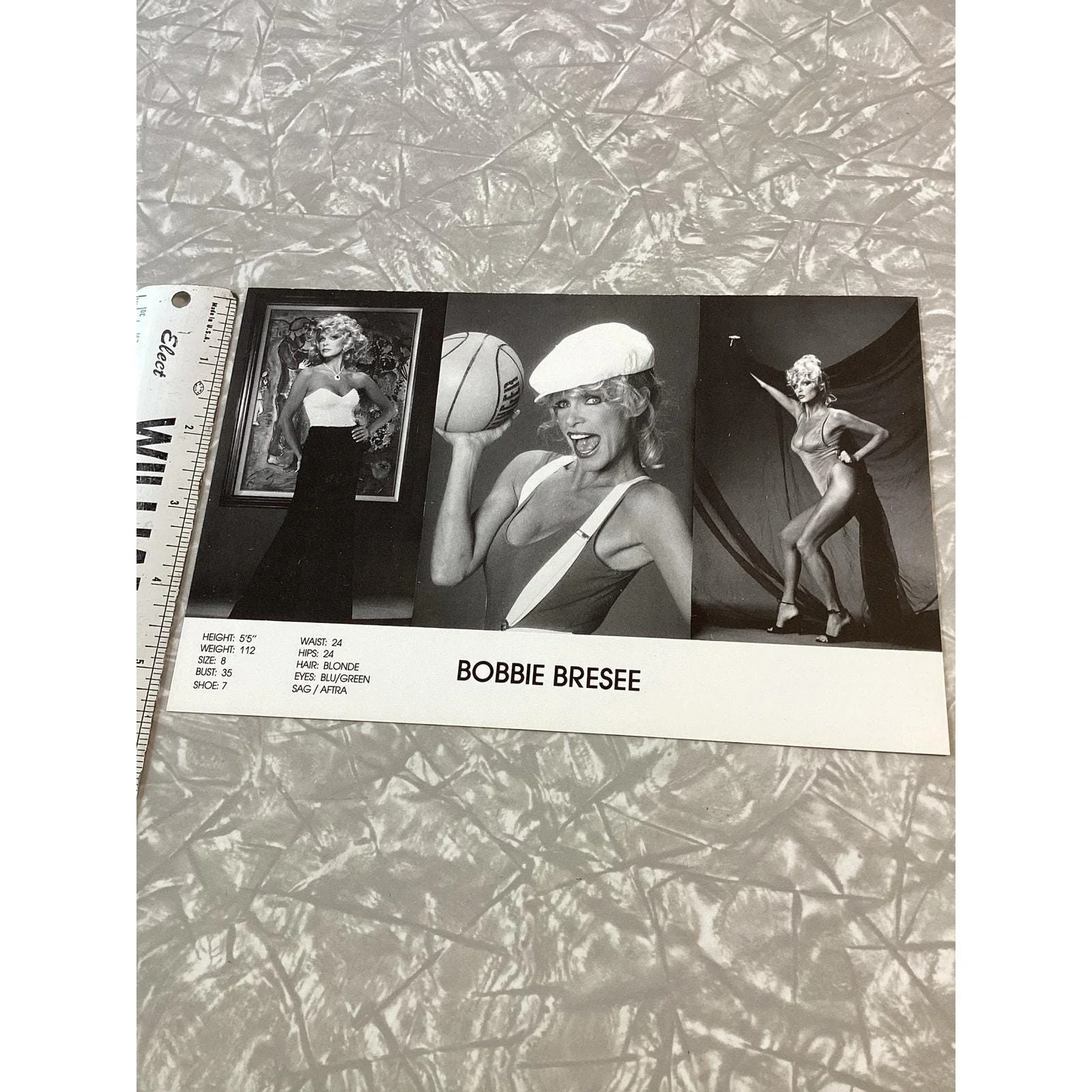 Vintage Hand Signed Bobbie Bresee Scream Queen Actress Autographed Card 2, image 2