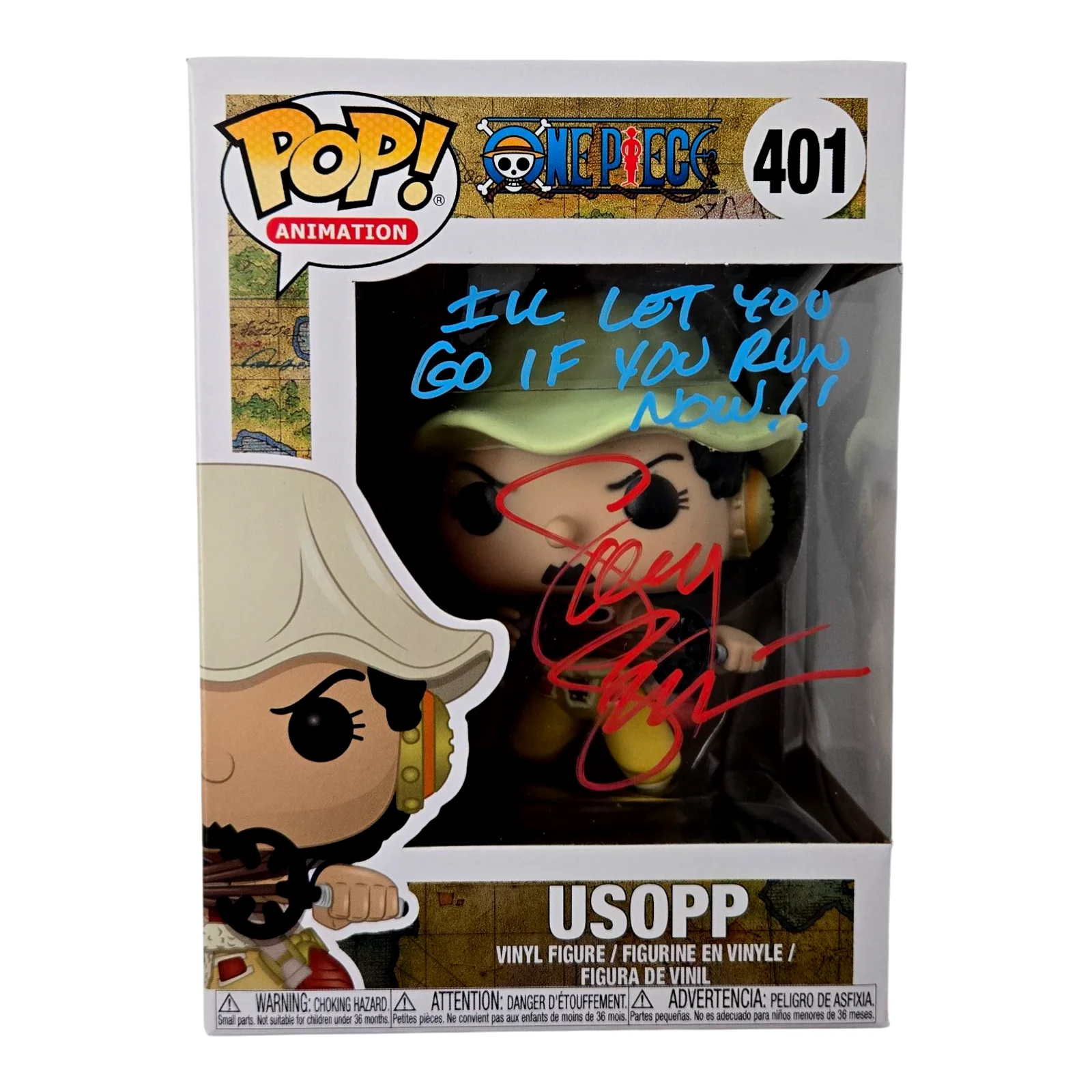 Sonny Strait — Usopp Signed Funko One Piece Sonny Strait Pop Autograph Anime JSA COA 200