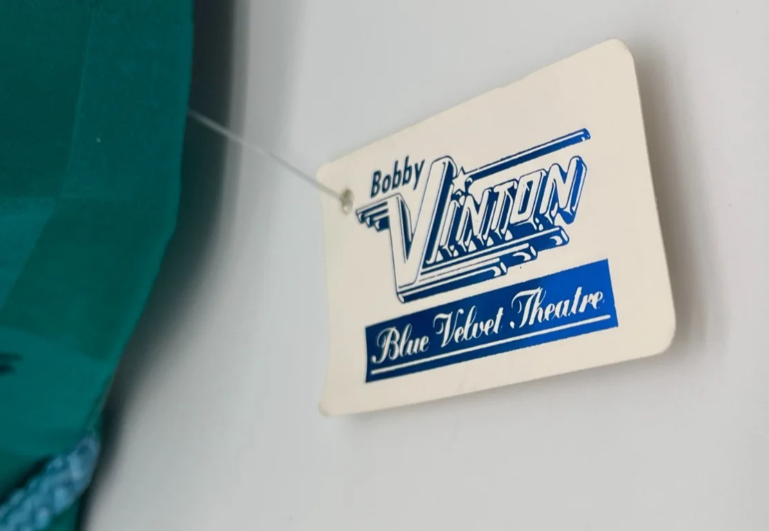 Vintage NWT AUTOGRAPHED Bobby Vinton Theatre Branson MO Hat Cap Checkered Green, изображение 5
