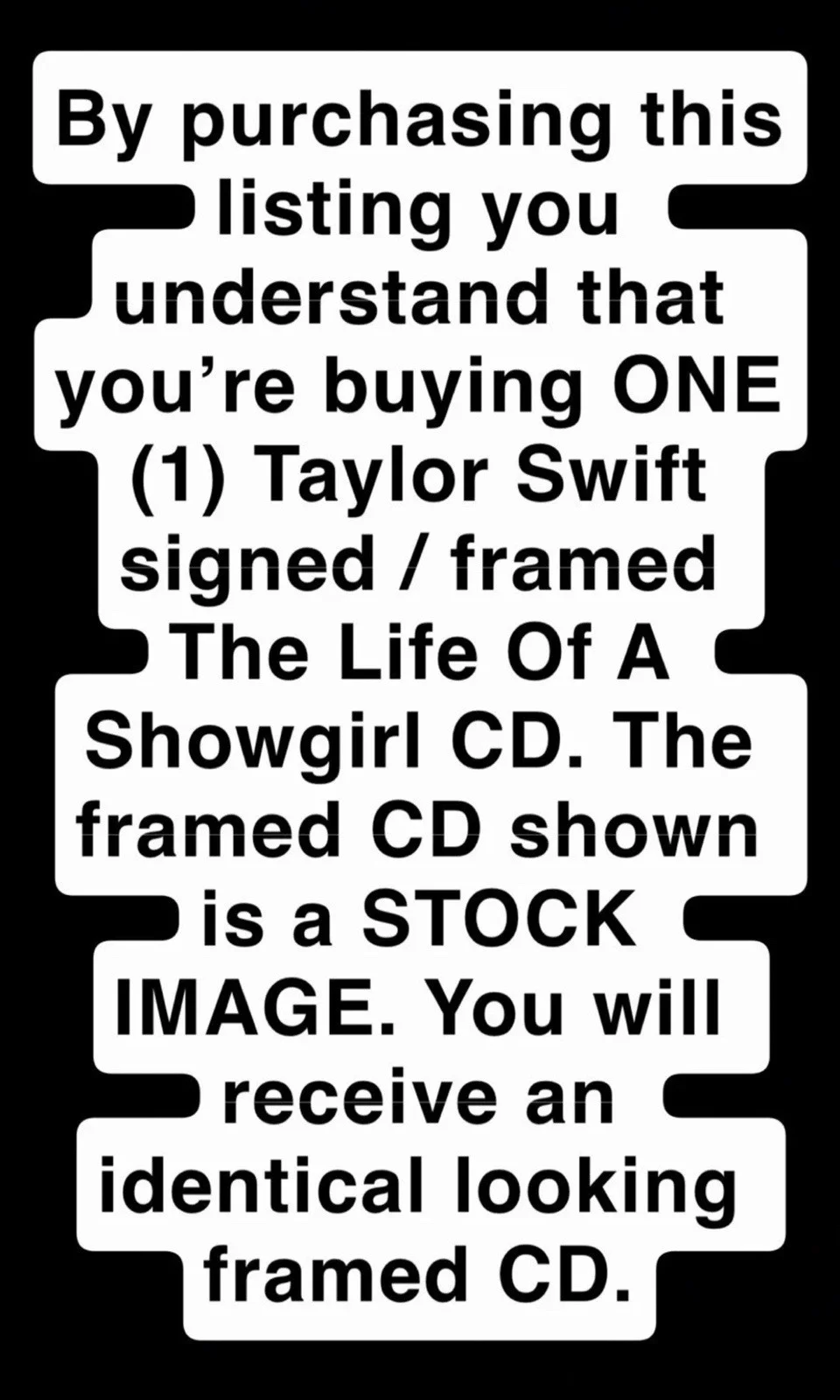 FAST SHIP Taylor Swift Signed Framed The Life Of A Showgirl CD JSA COA Photo 1, изображение 2