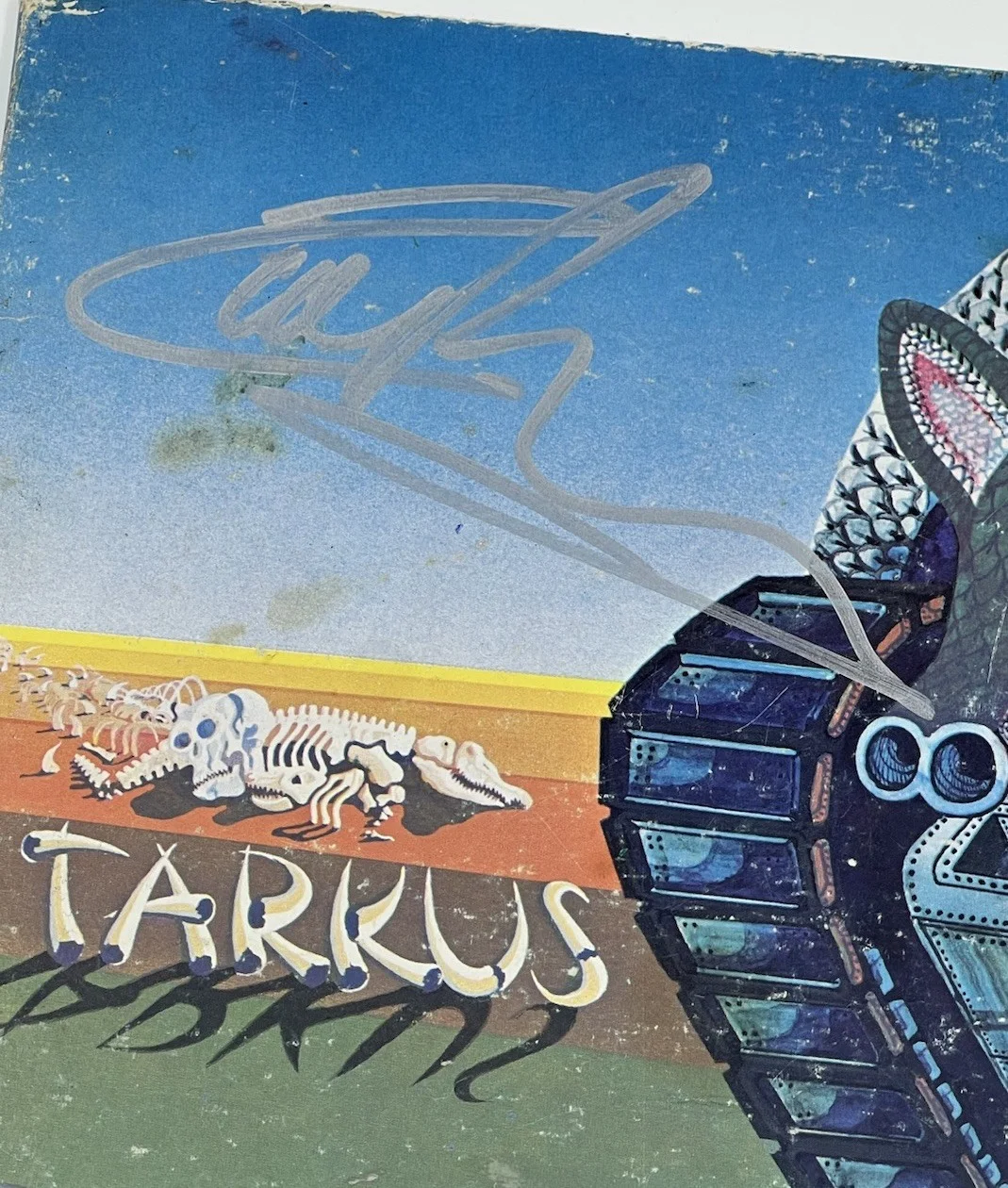Carl Palmer Signed Autographed TARKUS Record Album Vinyl Gatefold, изображение 2