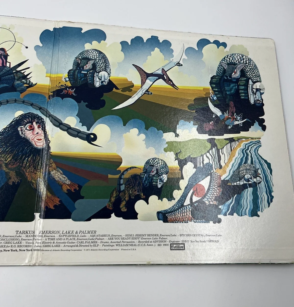 Carl Palmer Signed Autographed TARKUS Record Album Vinyl Gatefold, изображение 5