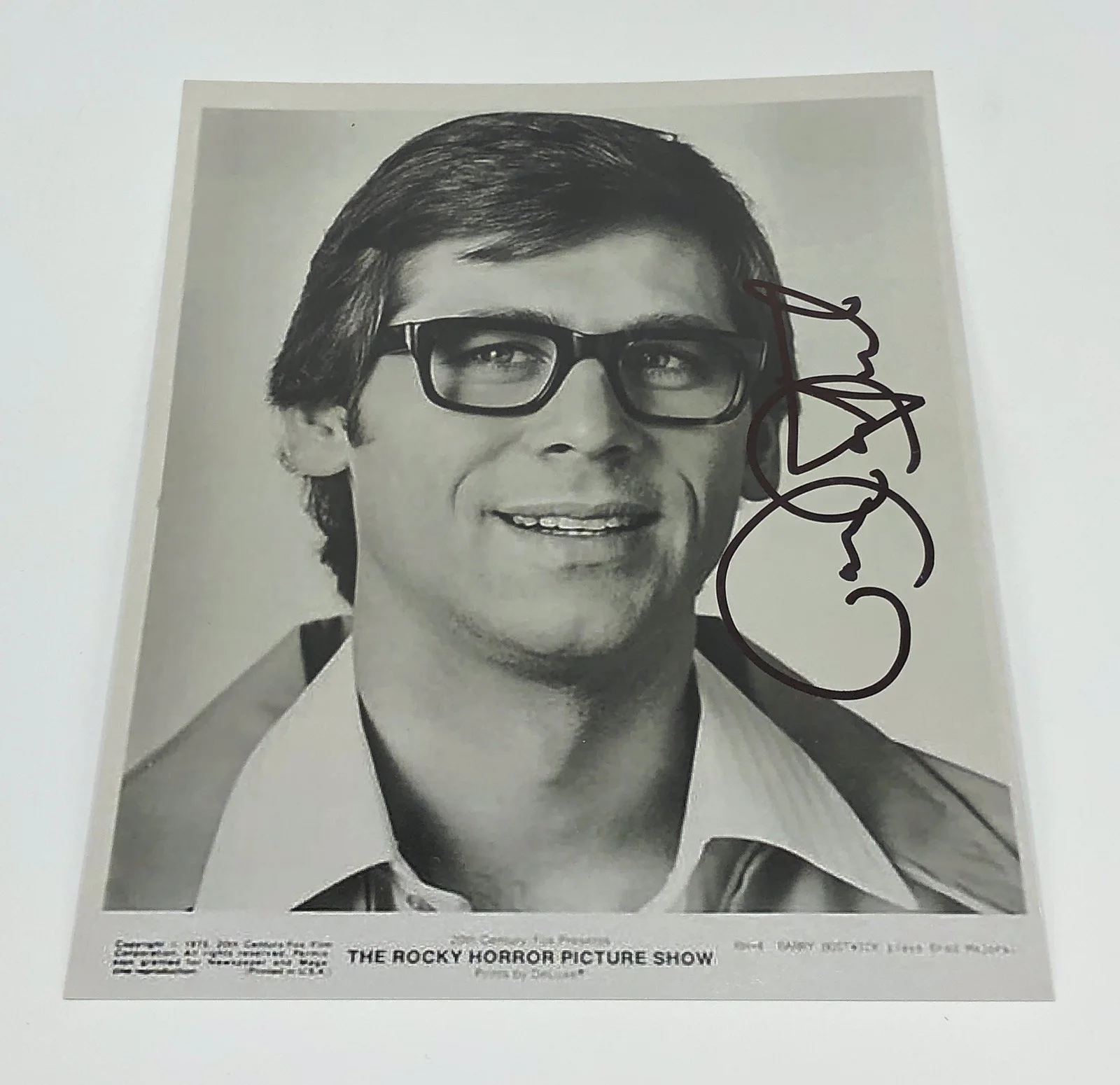 Barry Bostwick — Barry Bostwick Signed 8x10 Photo RHPS Brad Majors 1975 B&W Promo w/ COA