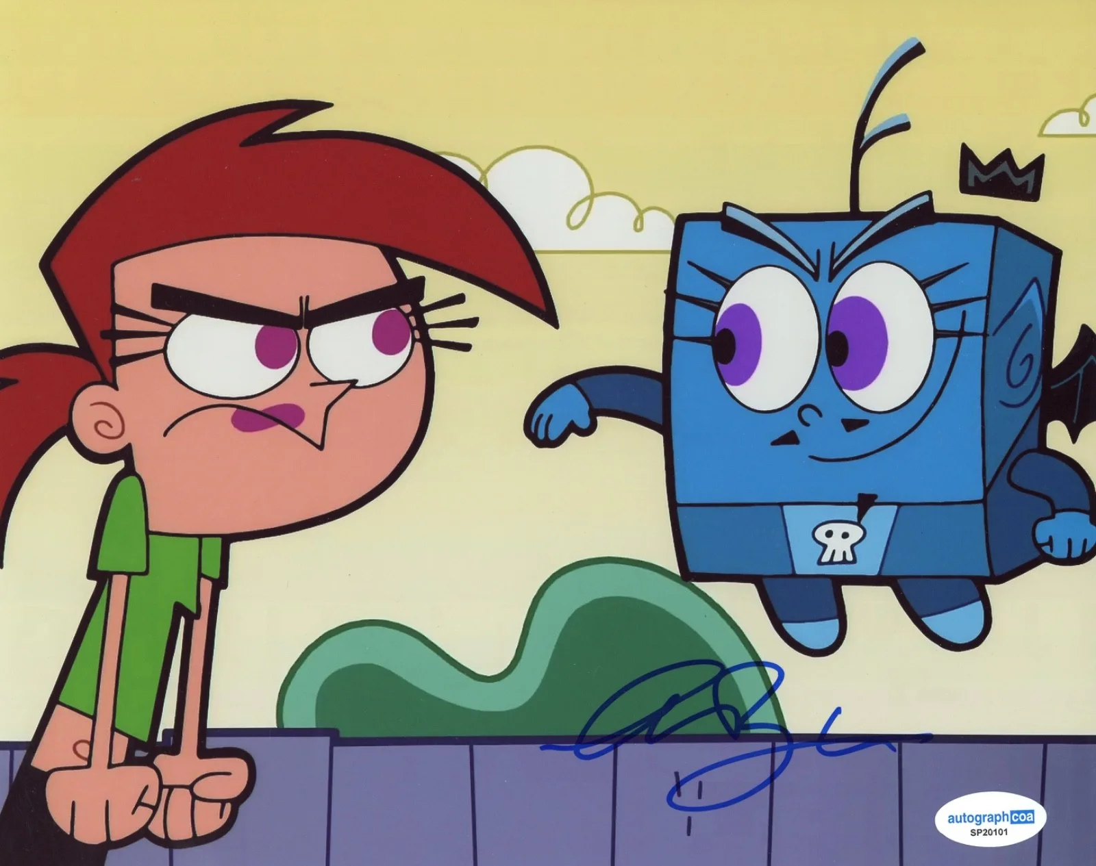 ERIC BAUZA — Eric Bauza "The Fairly OddParents" Signed Autograph 8X10 Photo 'Foop' ACOA COA