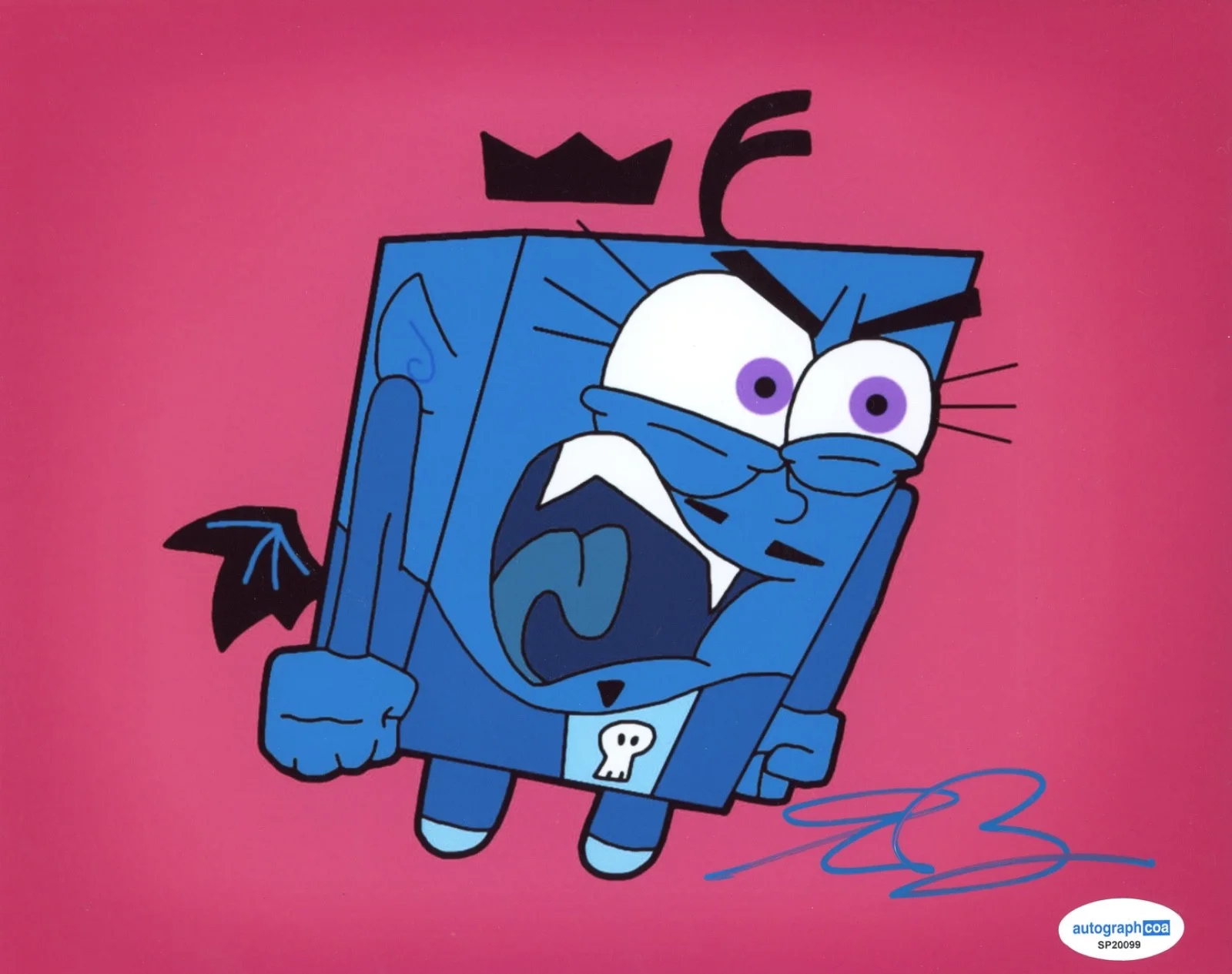 ERIC BAUZA — Eric Bauza "The Fairly OddParents" Signed Autograph 8X10 Photo 'Foop' ACOA COA