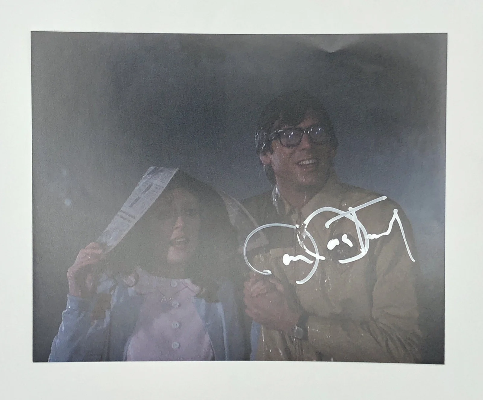 Barry Bostwick — Barry Bostwick Autographed RHPS 8x10 Photo - Brad Majors Rain Scene w/ COA