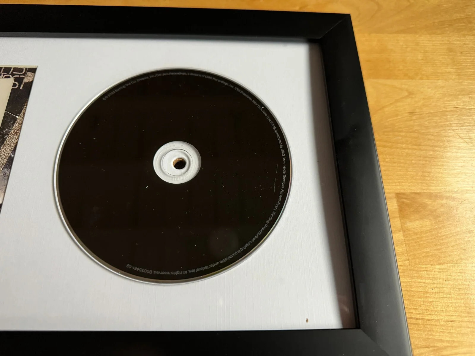 PUSHA T SIGNED & FRAMED IT'S ALMOST DRY ART CARD CD COVER AUTOGRAPH COA, изображение 3
