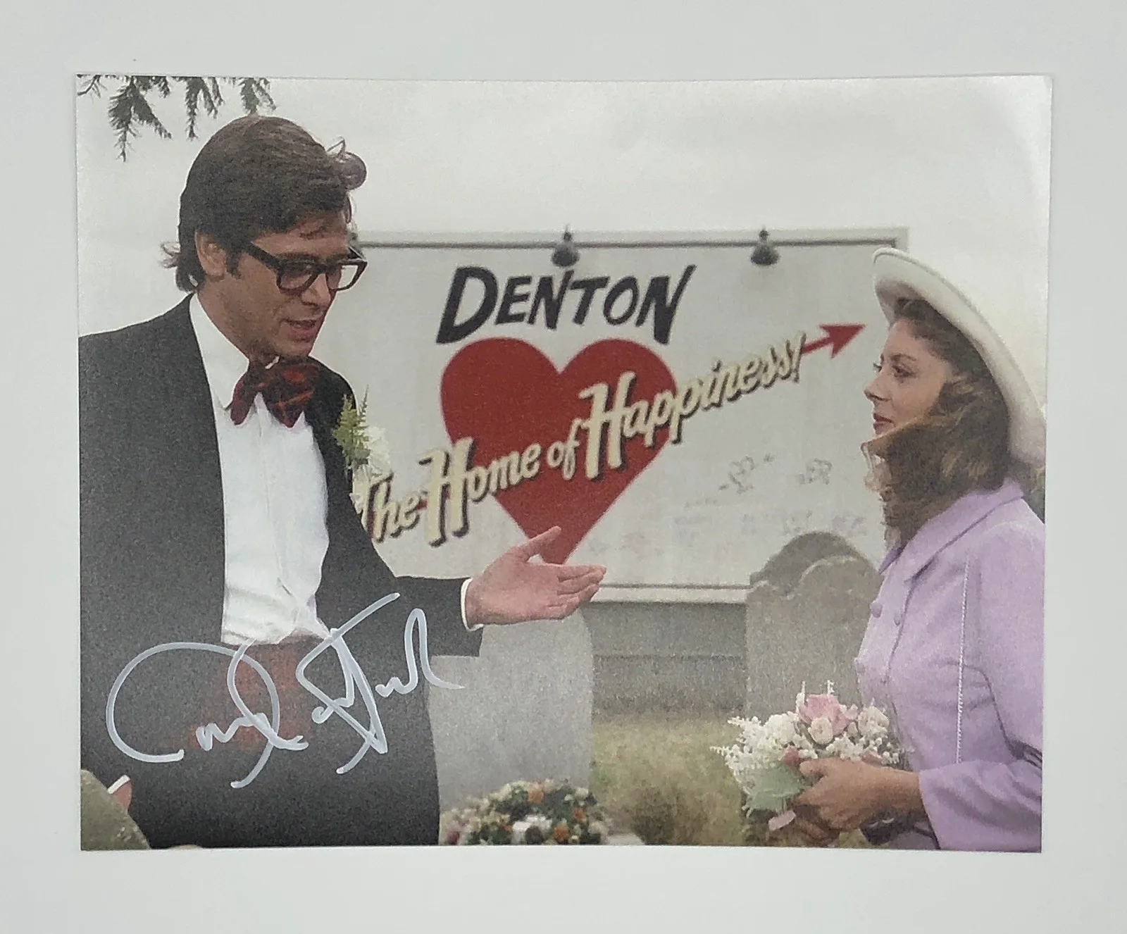 Barry Bostwick — BARRY BOSTWICK Signed Brad Majors Photo RHPS Denton Wedding COA