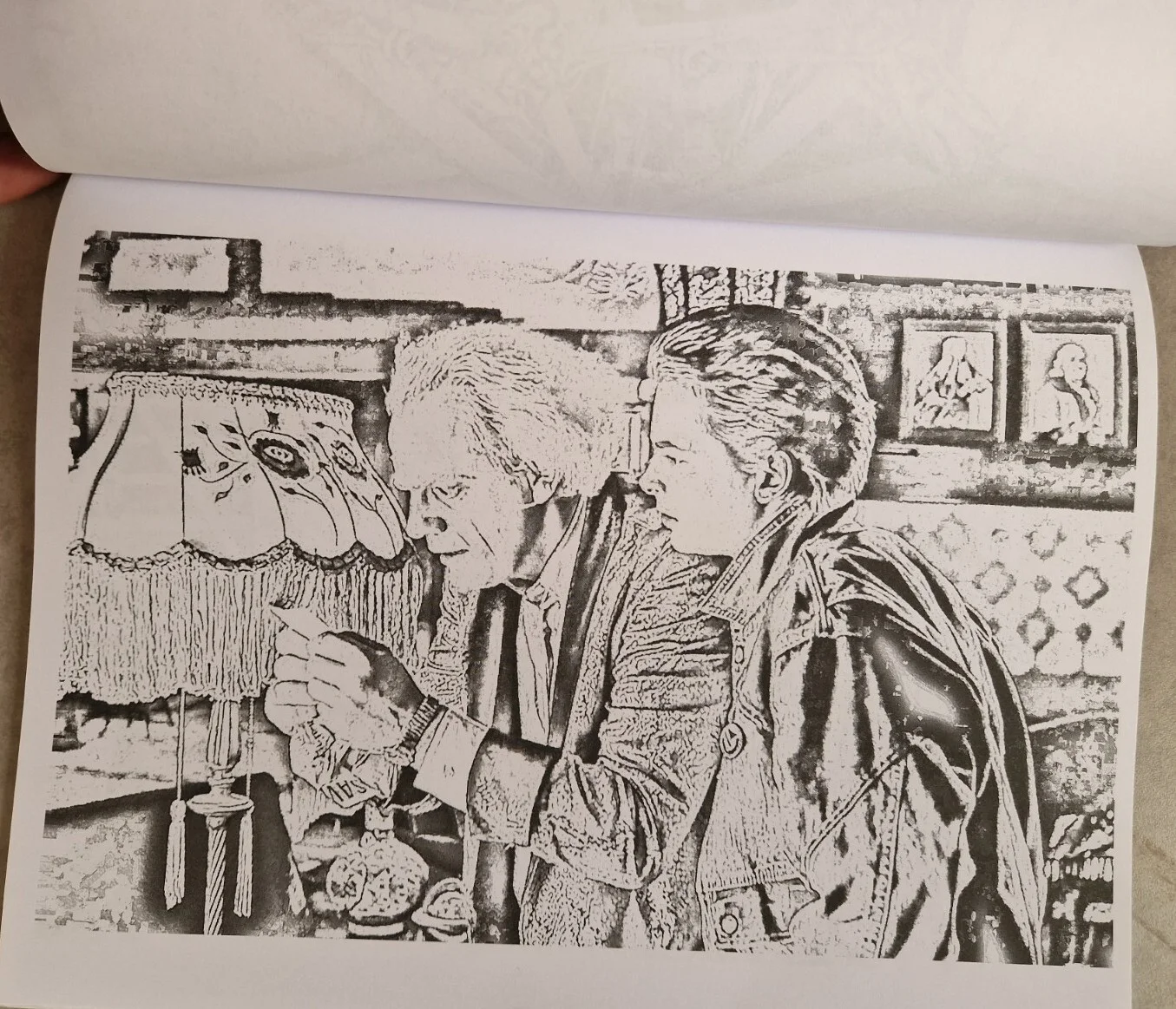 Rare vintage Back to the future colouring coloring book USA been on display, image 3
