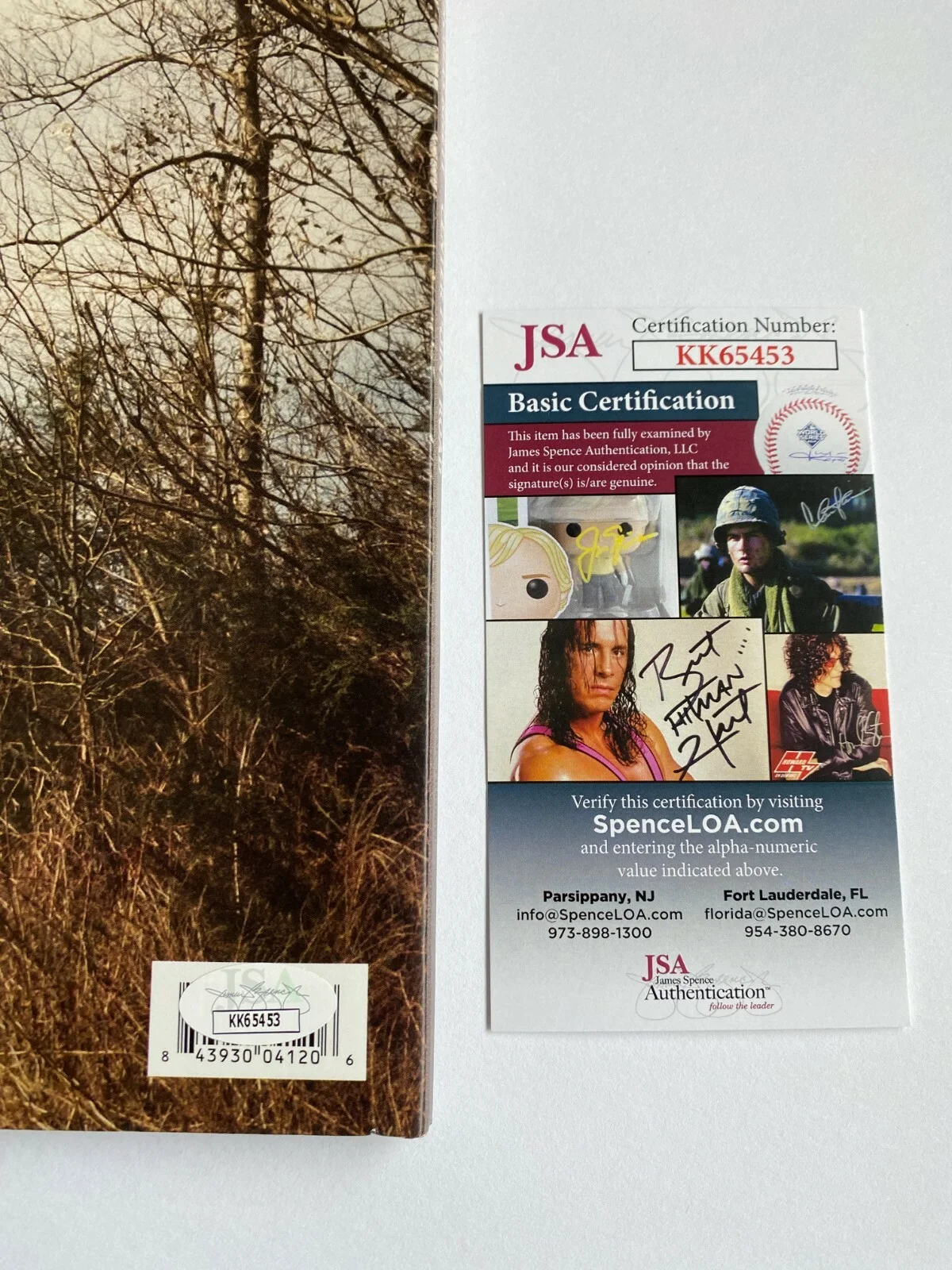 THOMAS RHETT SIGNED CENTER POINT ROAD VINYL ALBUM LP AUTOGRAPH JSA COA, изображение 4