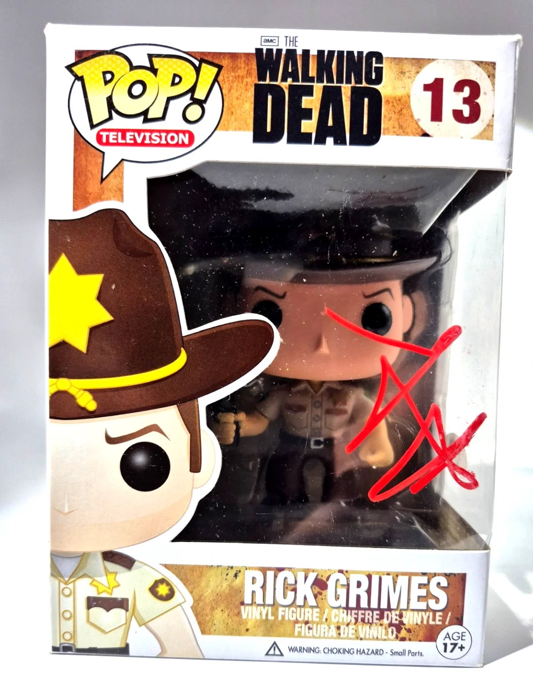 Andrew Lincoln — ANDREW LINCOLN SIGNED AUTOGRAPH THE WALKING DEAD RICK GRIMES FUNKO POP PSA COA