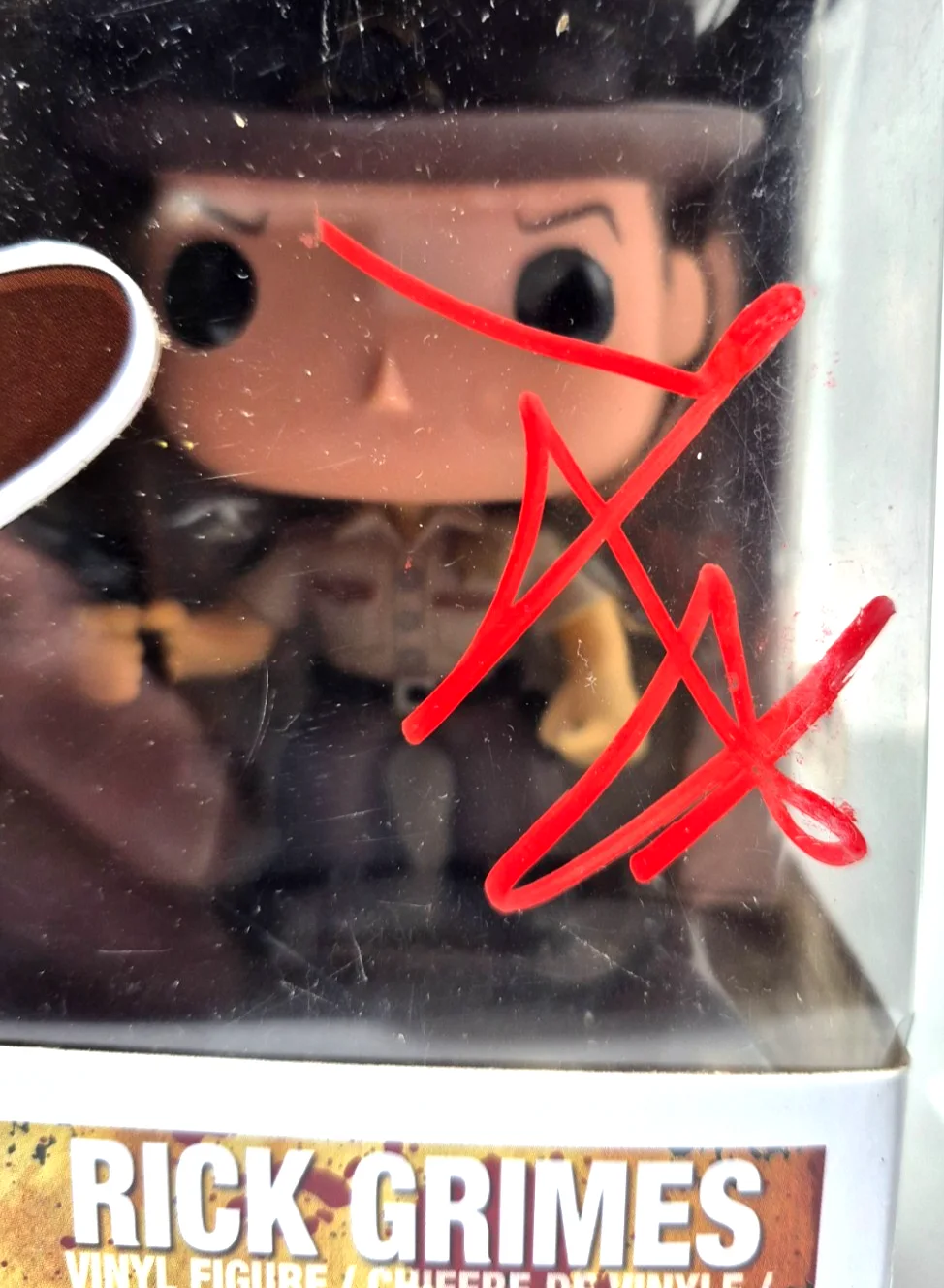 Andrew Lincoln — ANDREW LINCOLN SIGNED AUTOGRAPH THE WALKING DEAD RICK GRIMES FUNKO POP PSA COA, изображение 3