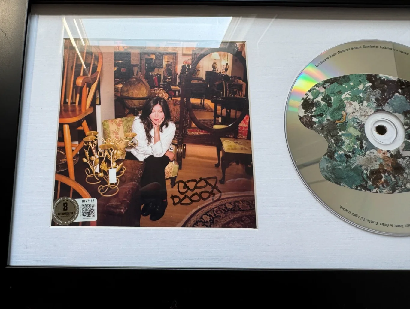 LUCY DACUS SIGNED & FRAMED FOREVER IS A FEELING CD AUTOGRAPH BAS COA C BOYGENIUS, image 2