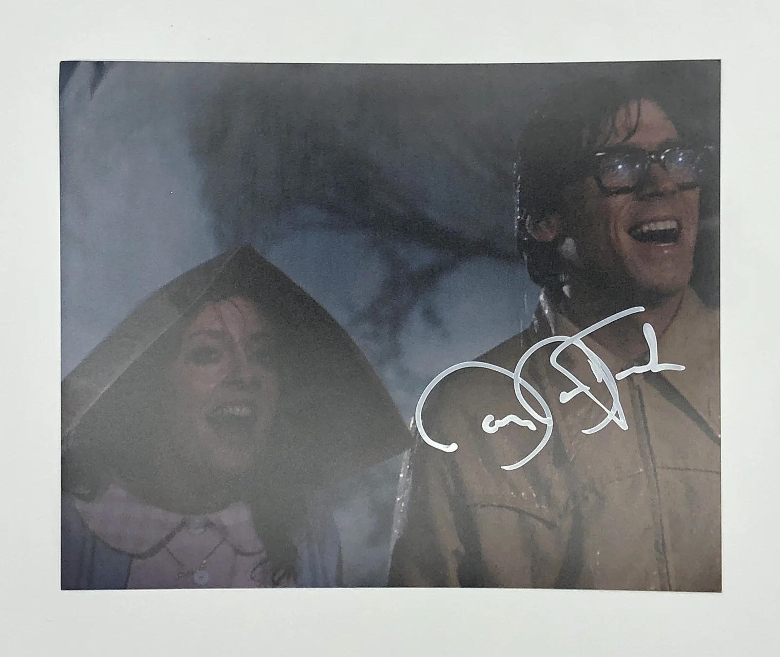 Barry Bostwick — Barry Bostwick Autographed 8x10 Photo RHPS Brad & Janet Rain Scene w/ COA