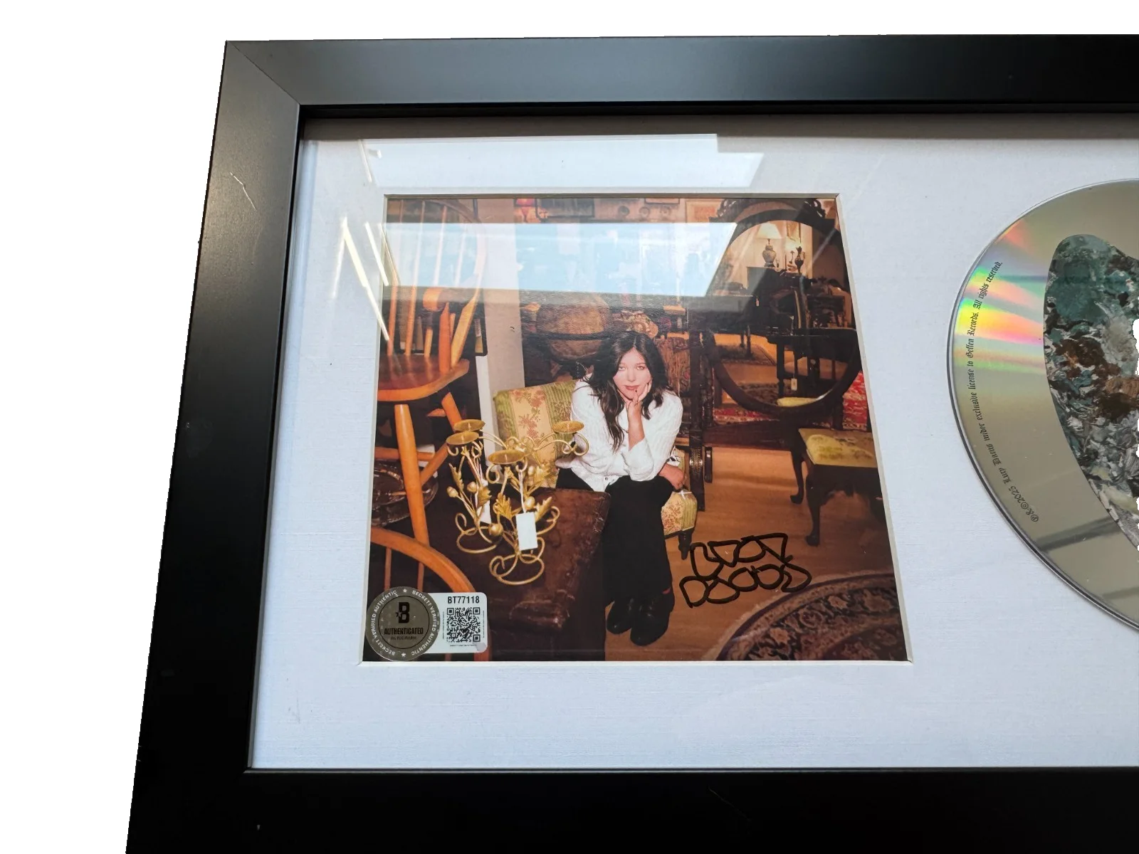 LUCY DACUS SIGNED & FRAMED FOREVER IS A FEELING CD AUTOGRAPH BAS COA B BOYGENIUS, image 2