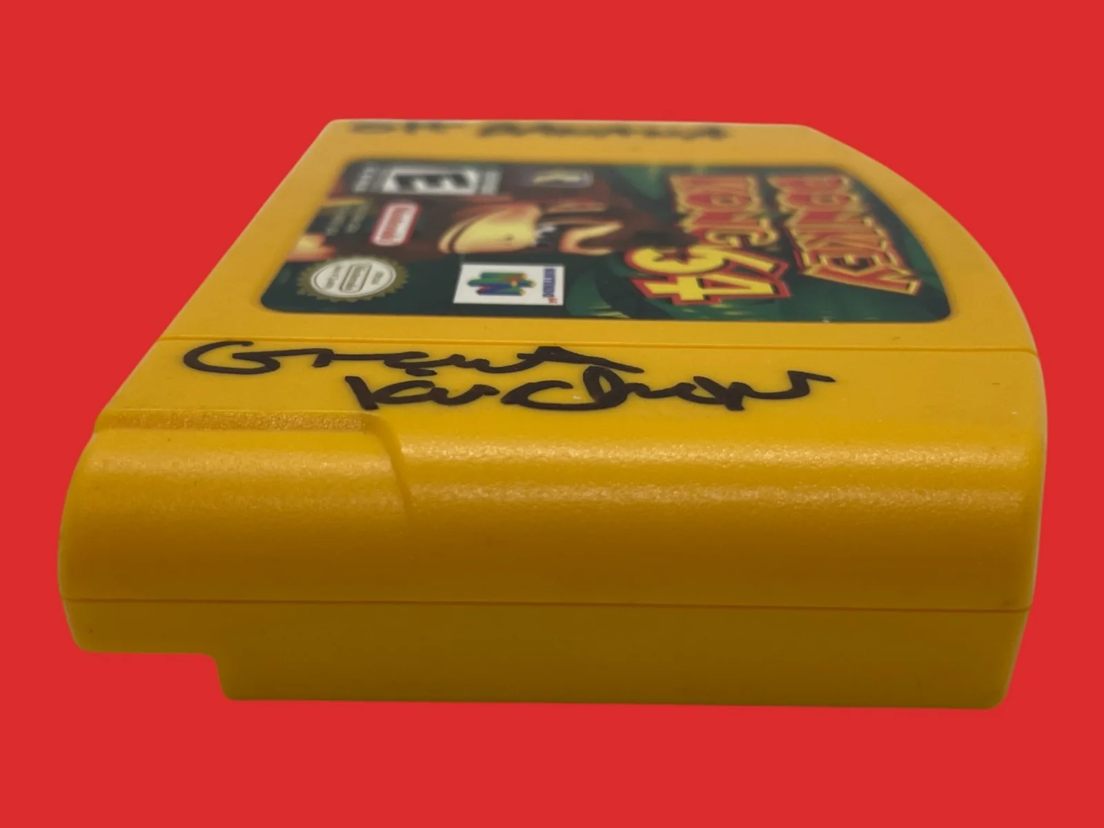 Grant Kirkhope — Grant Kirkhope Signed N64 Cartridge Donkey Kong 64 Game Autograph JSA COA, изображение 4