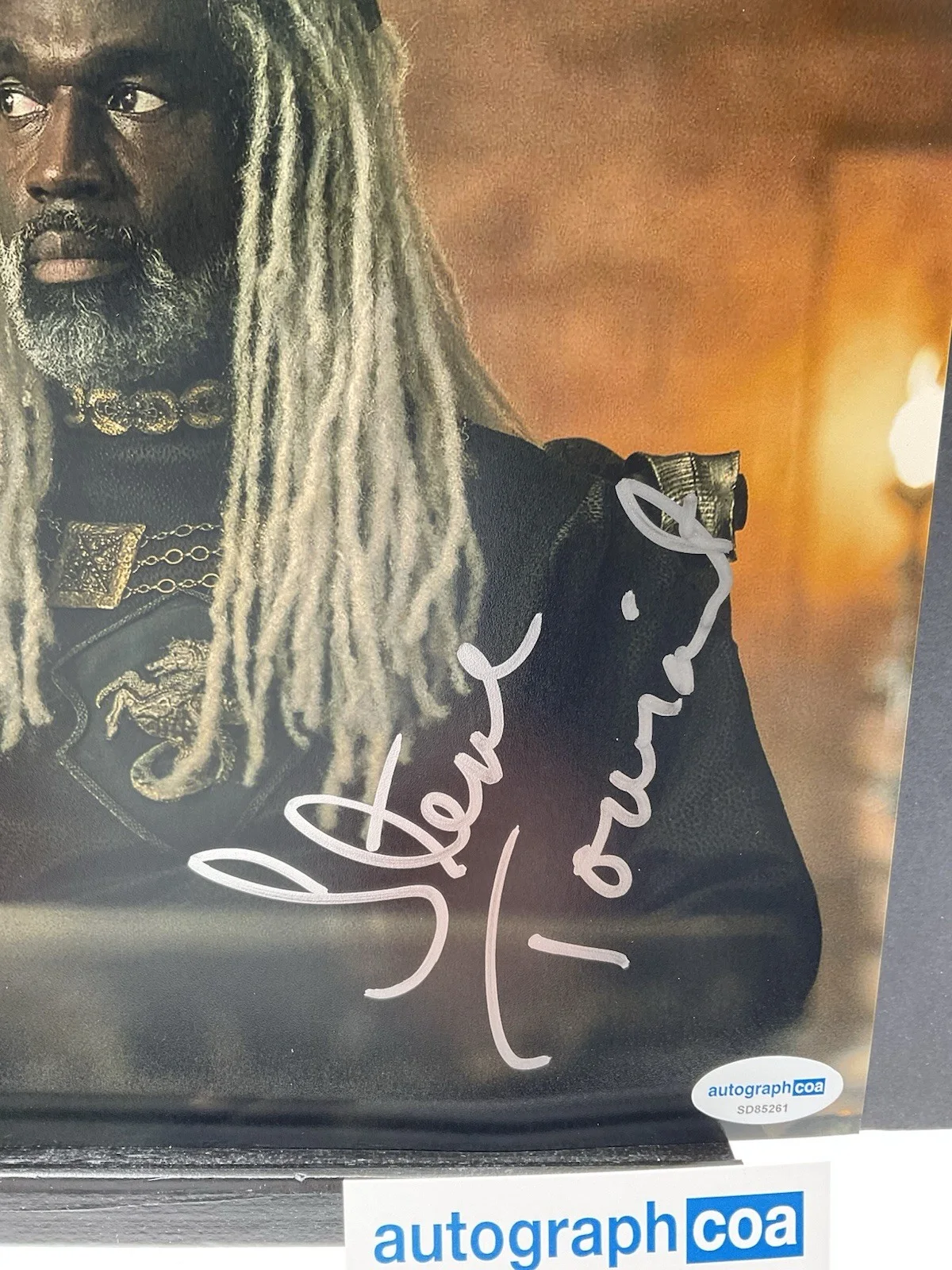 Steve Toussaint — Steve Toussaint signed 8x10 Game of Thrones signed photo GOT Dragon auto ACOA, image 2