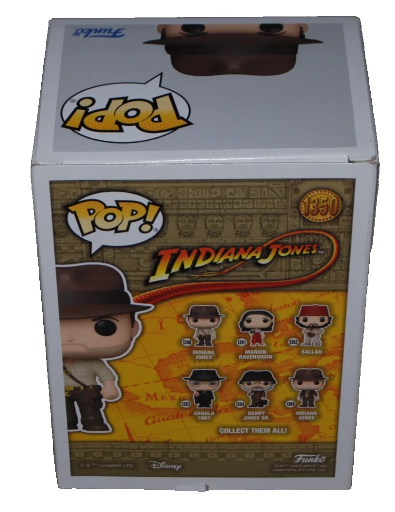 HARRISON FORD signed (INDIANA JONES) Funko pop #1350 BECKETT BAS AE38947, image 5