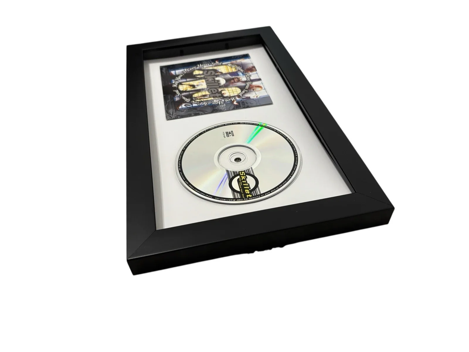 SKILLET JOHN COOPER SIGNED AUTOGRAPH HEY YOU I LOVE YOUR SOUL FRAMED MATTED CD, изображение 3