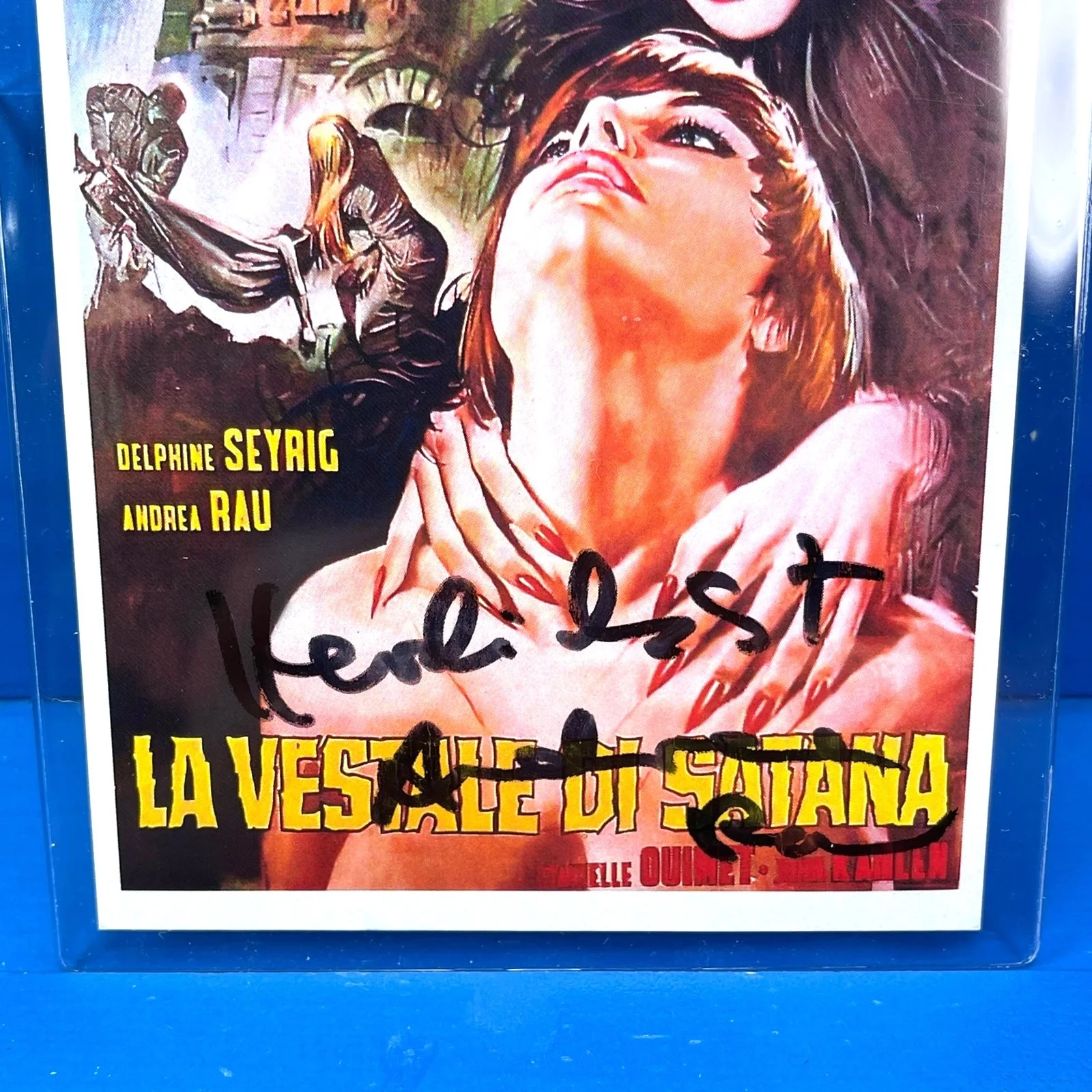 Andrea Rau — Andrea Rau Signed Post Card "Daughters of Darkness Movie Poster" Autograph AUTO, image 2