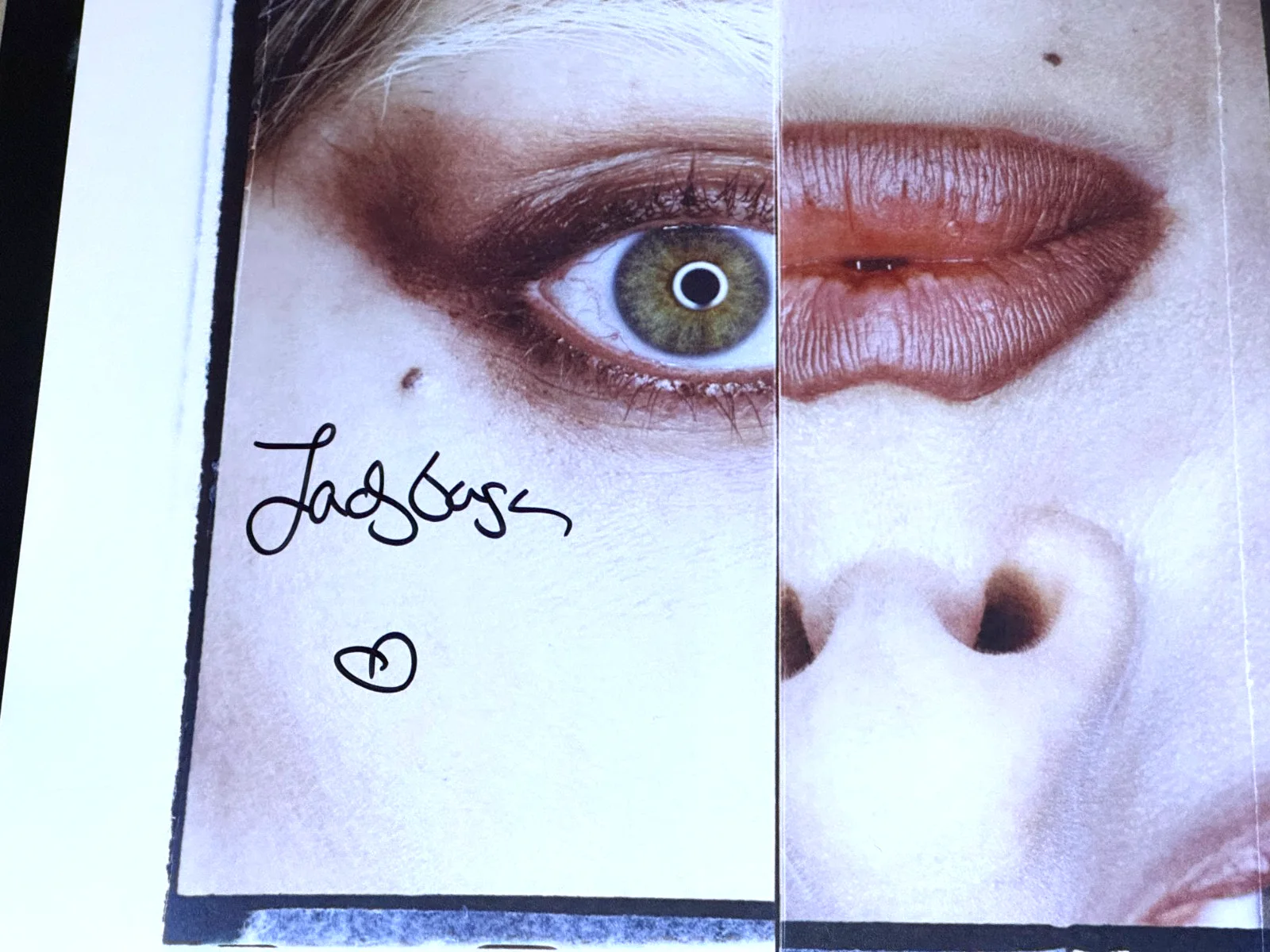 LADY GAGA SIGNED MAYHEM STORE EXCLUSIVE LP COVER ALBUM FLAT AUTOGRAPH BAS COA, image 2