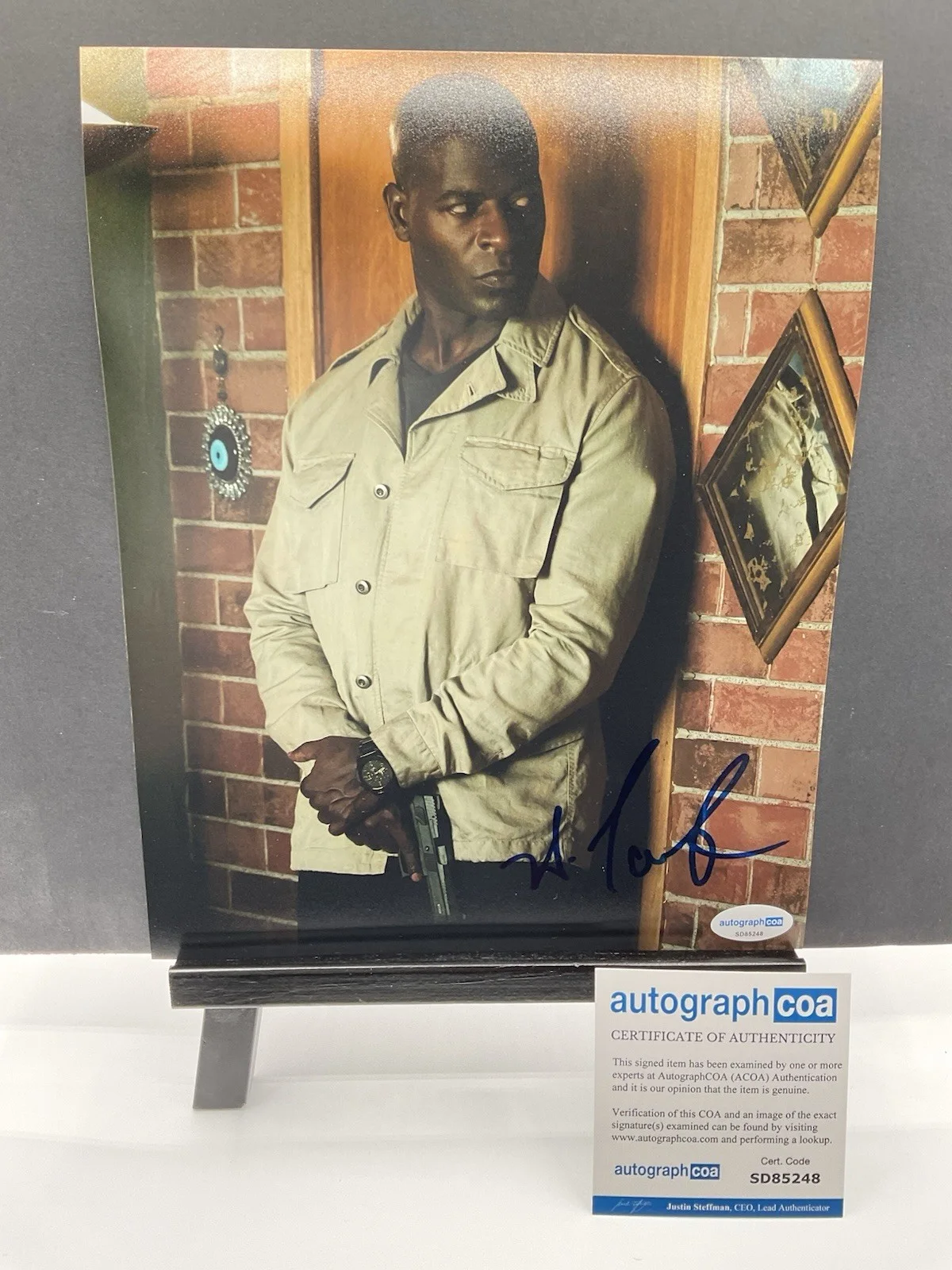 Hisham Tawfiq — Hisham Tawfiq signed photo The Blacklist signed Photo ACOA Dembe Zuma 8x10