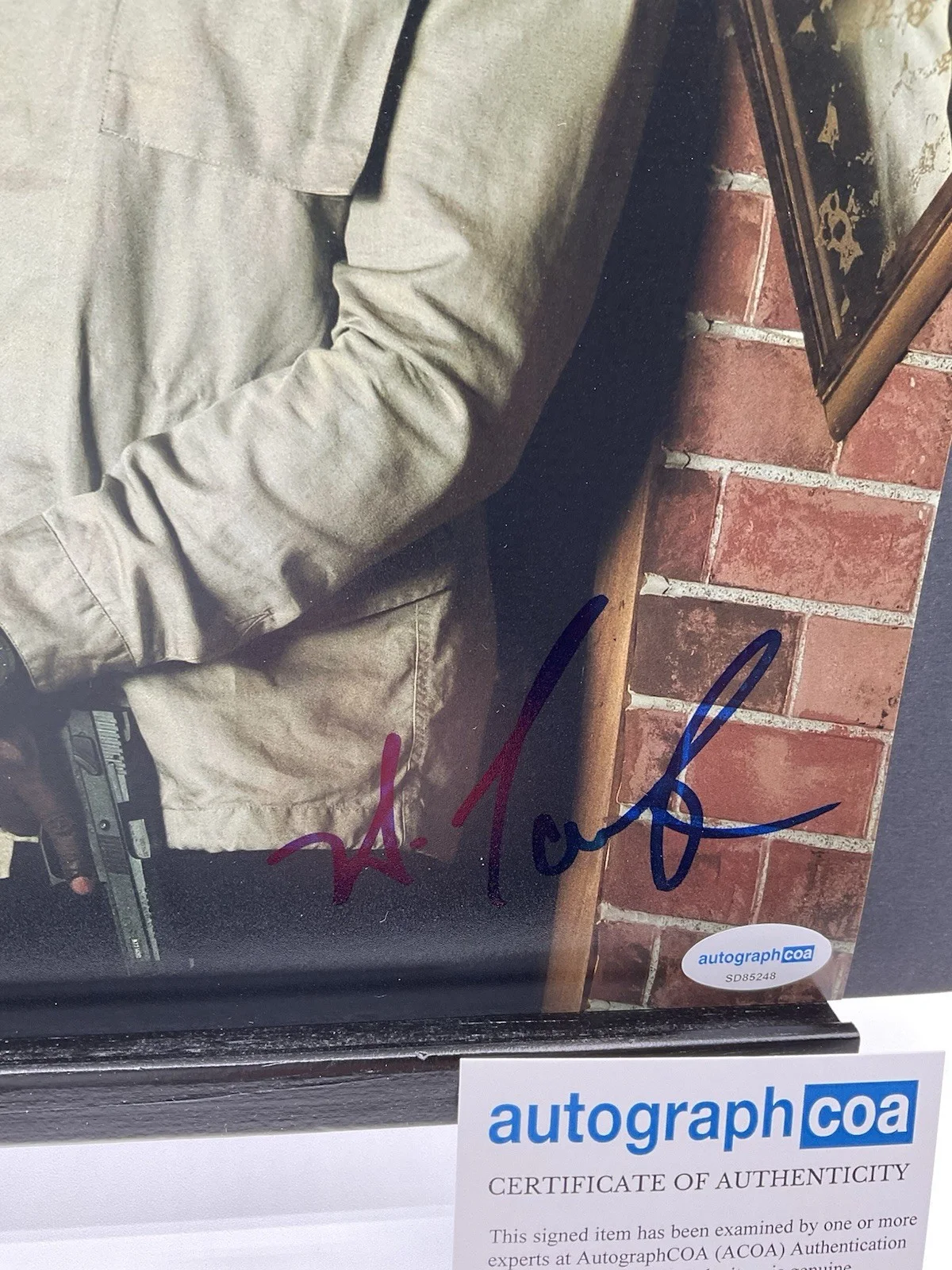 Hisham Tawfiq — Hisham Tawfiq signed photo The Blacklist signed Photo ACOA Dembe Zuma 8x10, изображение 2