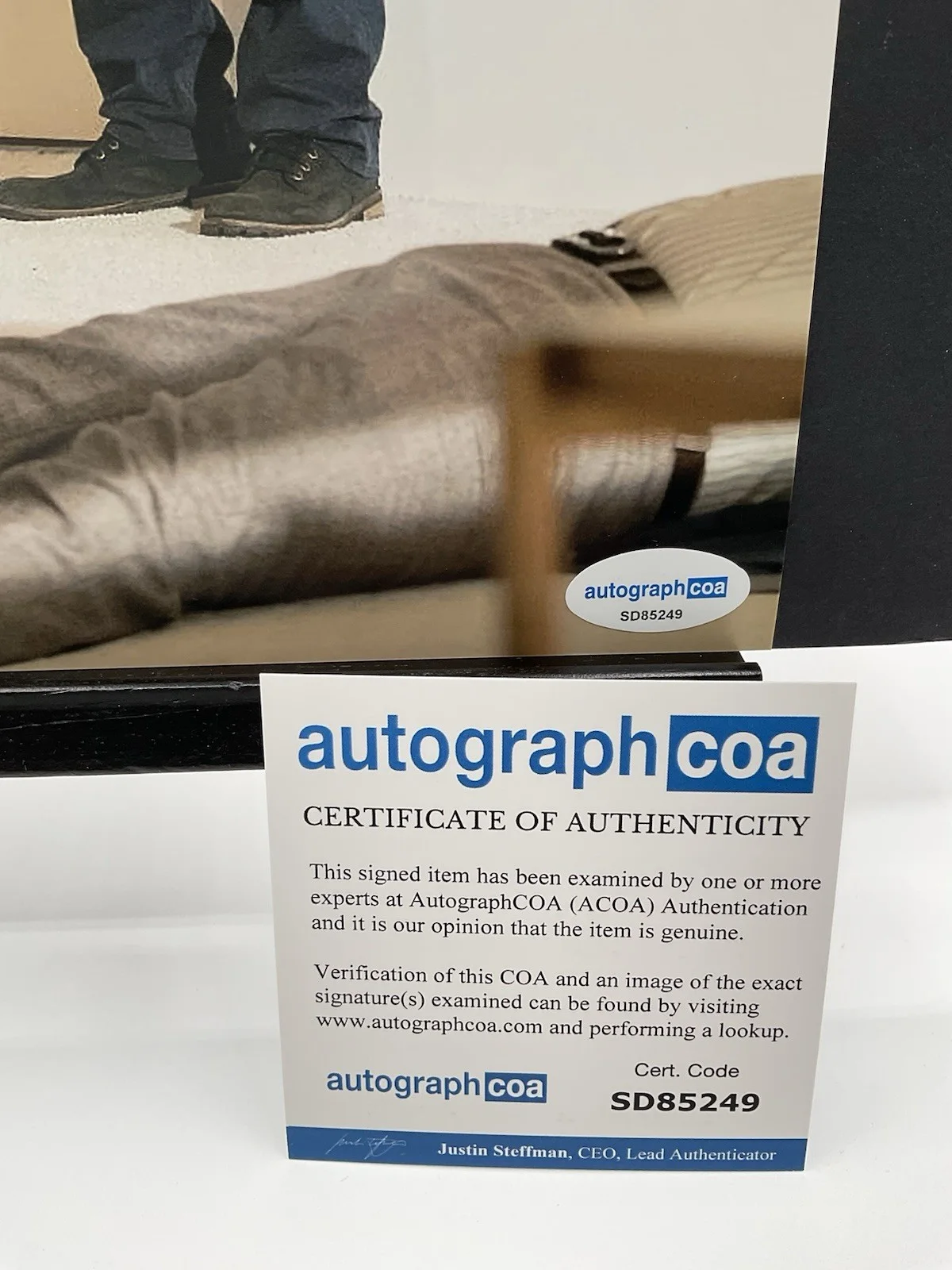Hisham Tawfiq — Hisham Tawfiq signed photo The Blacklist signed Photo ACOA Dembe Zuma 8x10 Rare, изображение 3