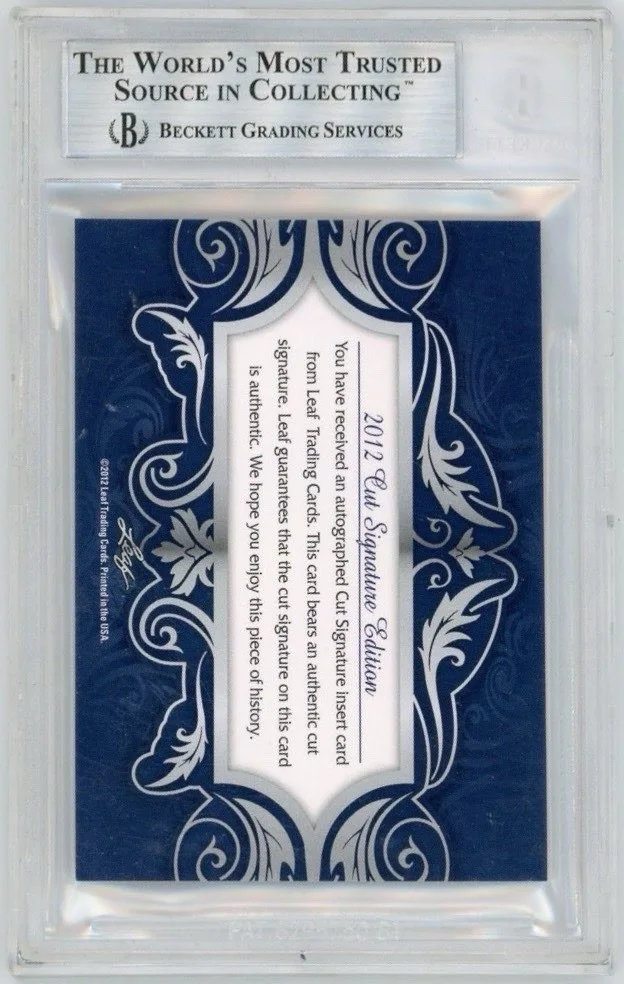 Ozzy Osbourne Signed 2012 Leaf Cut Signature Edition Card Rock Musician#/35 BGS, image 3