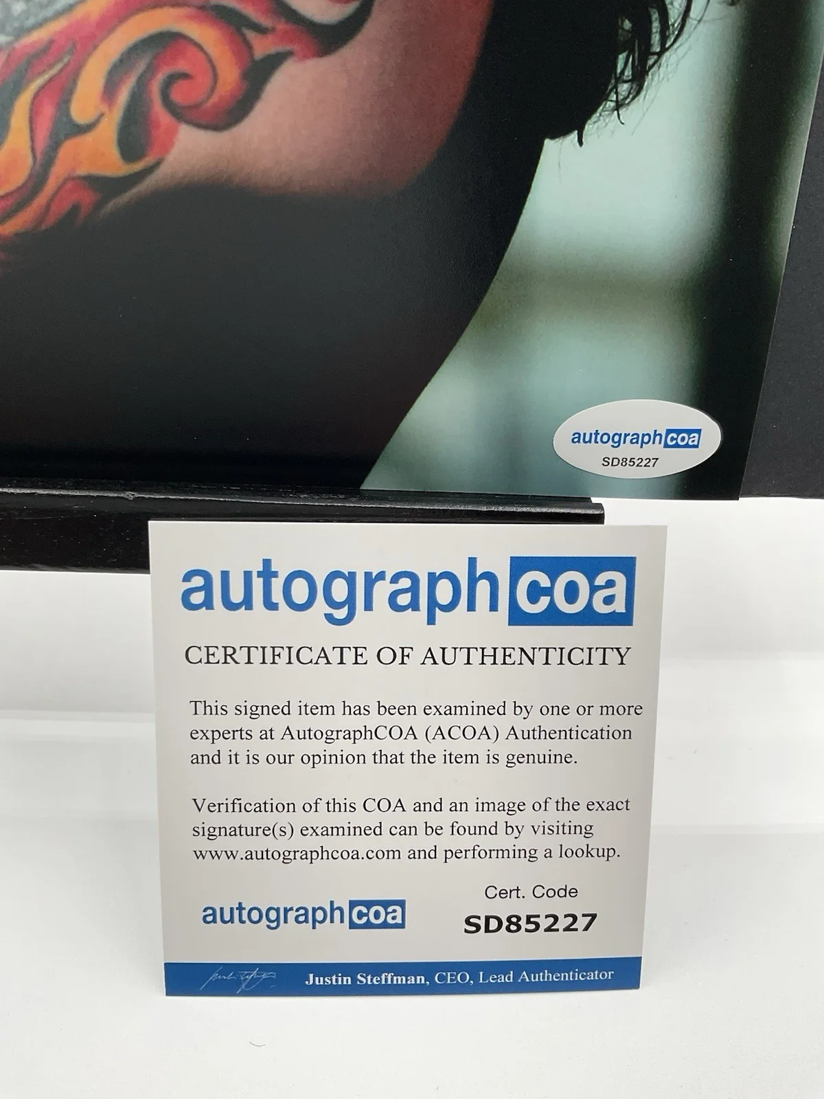 Brent Smith — Brent Smith signed 8x10 Shinedown signed photo Rock Band ACOA Singer Planet Zero, image 3