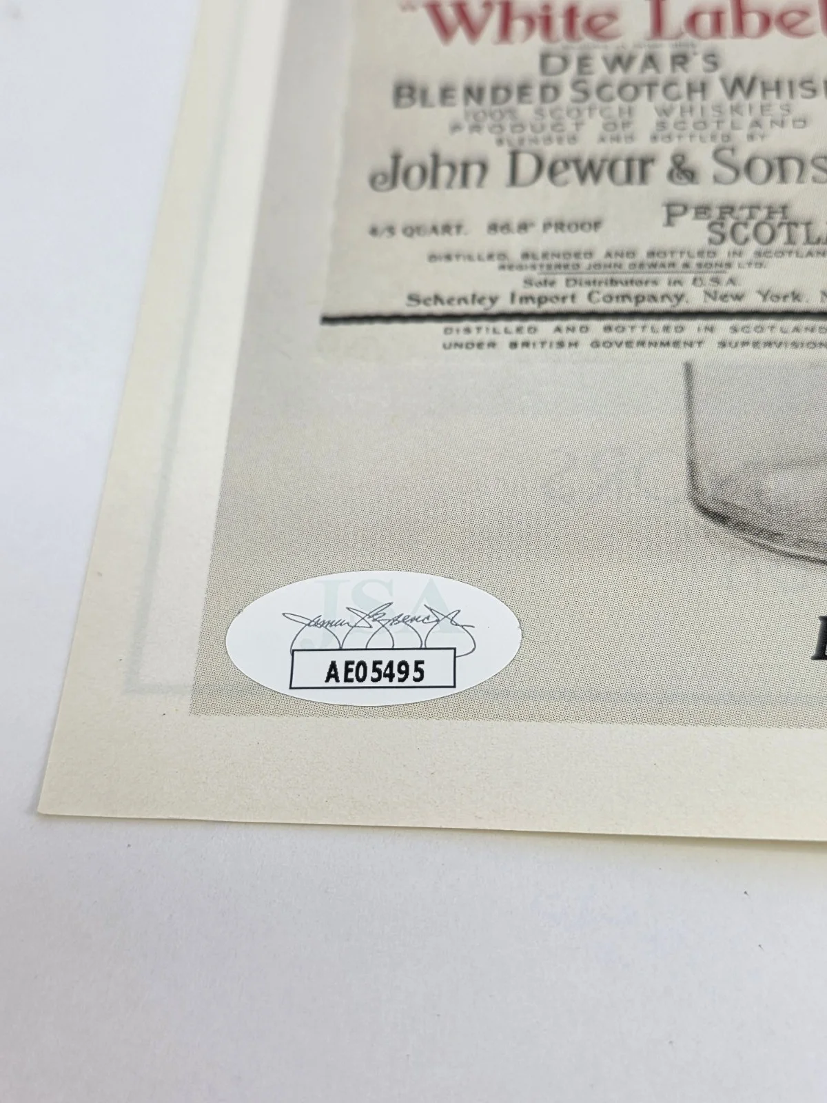Chuck Connors — Chuck Connors Signed Stagebill "The Button" Drury Lane Theatre Auto JSA Cert, изображение 3