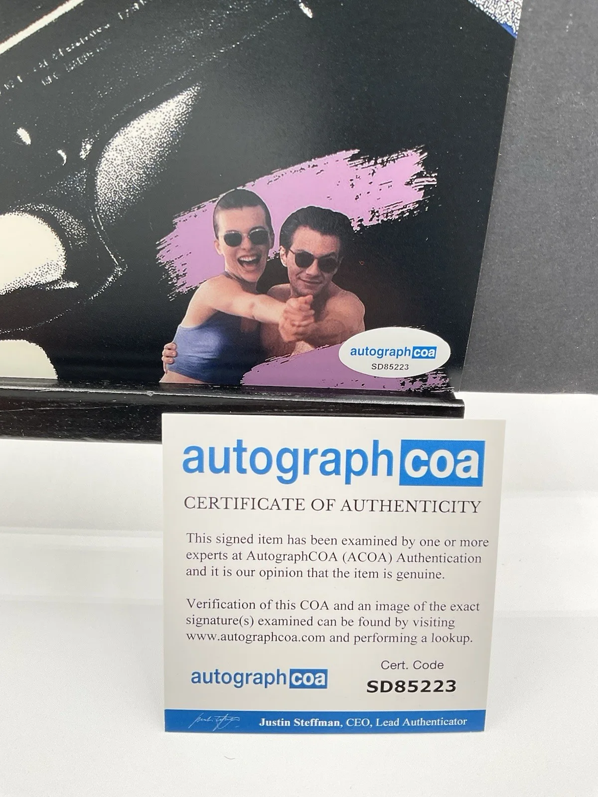 Christian Slater — Christian Slater signed photo Kuffs signed photo ACOA Slater autographed 8x10, изображение 3