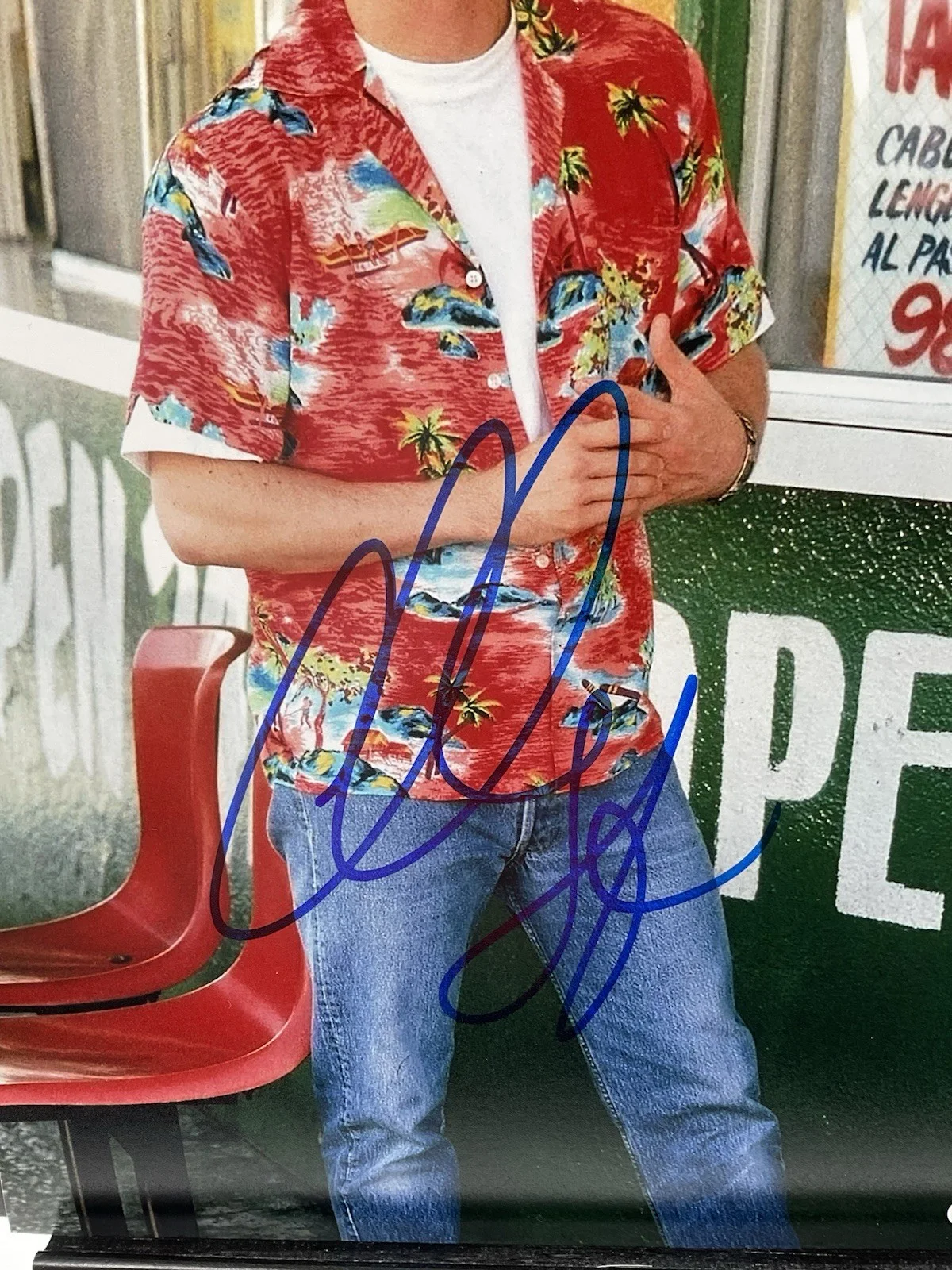 Christian Slater — Christian Slater signed photo True Romance signed photo ACOA autographed 8x10, изображение 2