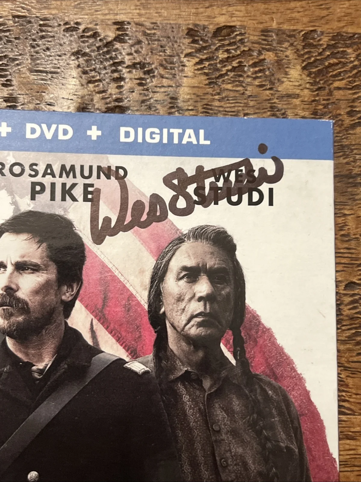Wes Studi — Wes Studi Signed Hostiles DVD JSA Coa Autographed, image 2