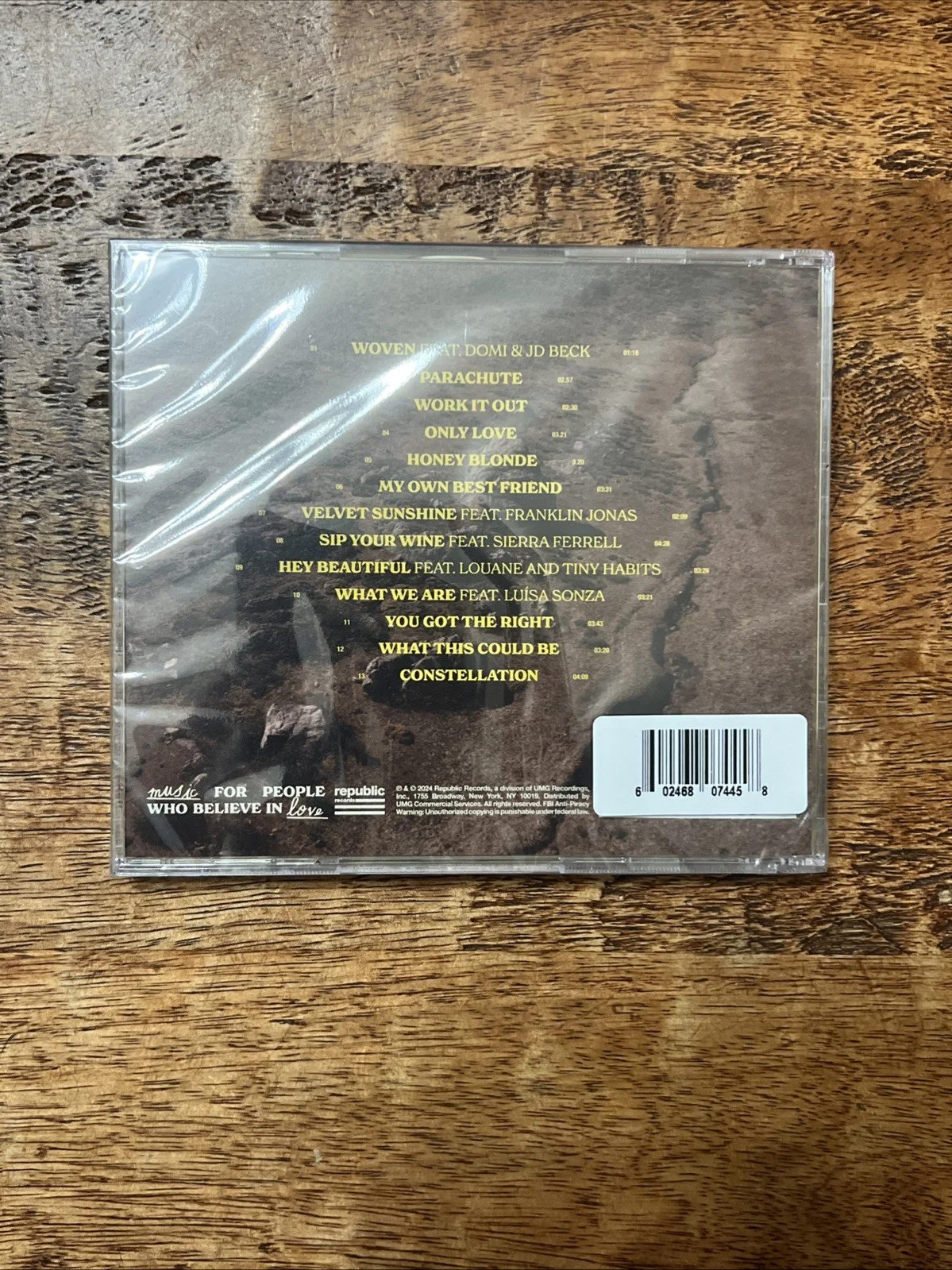 Joe Jonas Signed CD Insert JSA Coa Music For People Who Believe In Love, изображение 3