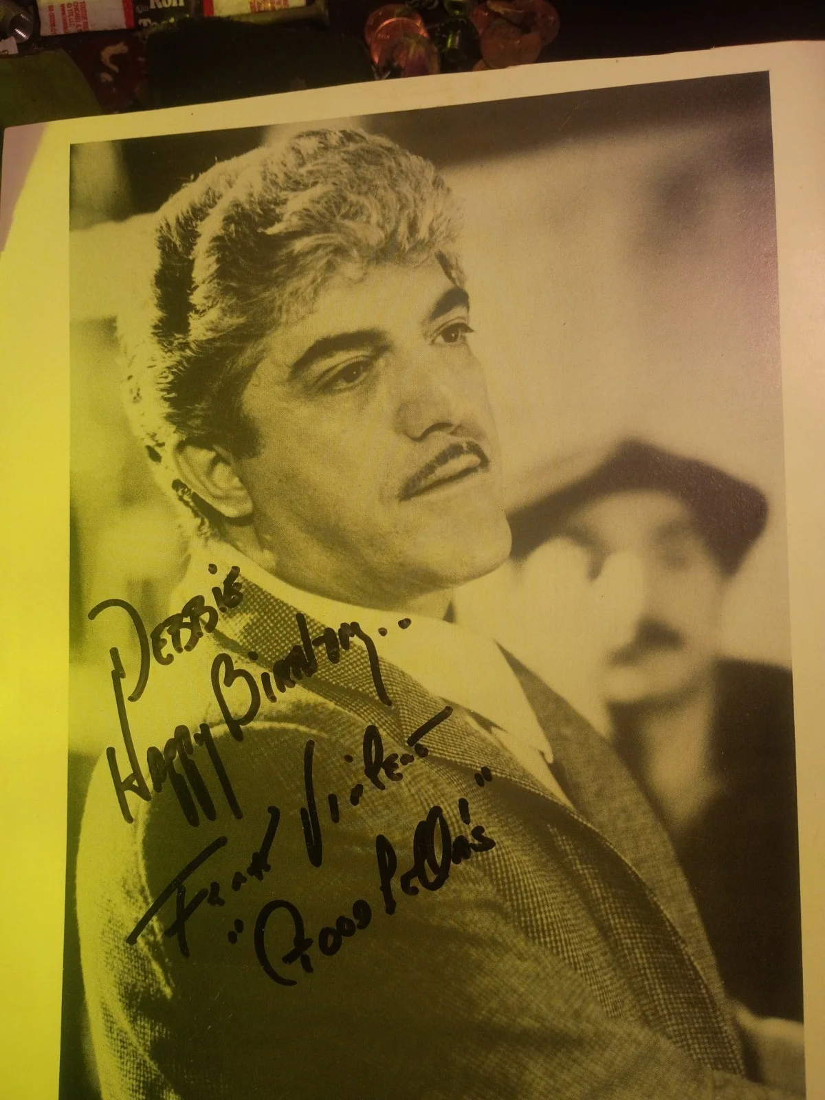 Frank Vincent — Frank Vincent Signed GOODFELLAS 8x10 Autograph Photo “Billy Batts” Inscribed JSA