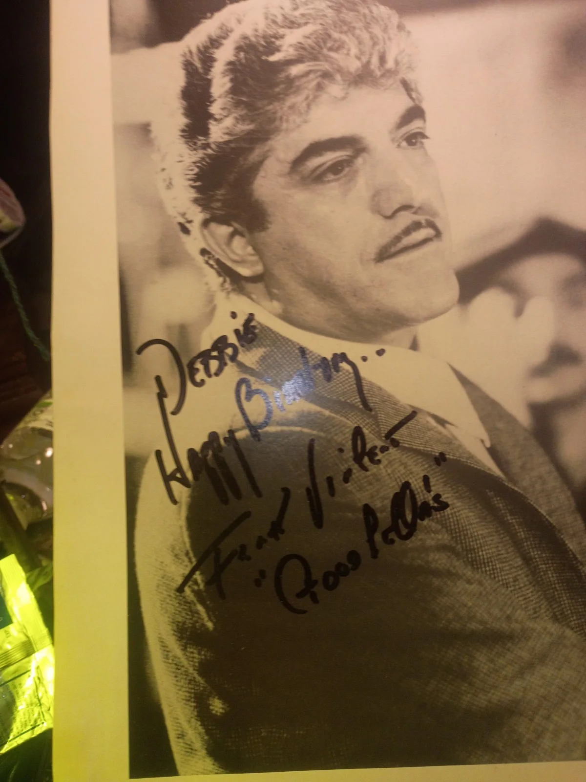 Frank Vincent — Frank Vincent Signed GOODFELLAS 8x10 Autograph Photo “Billy Batts” Inscribed JSA, image 2