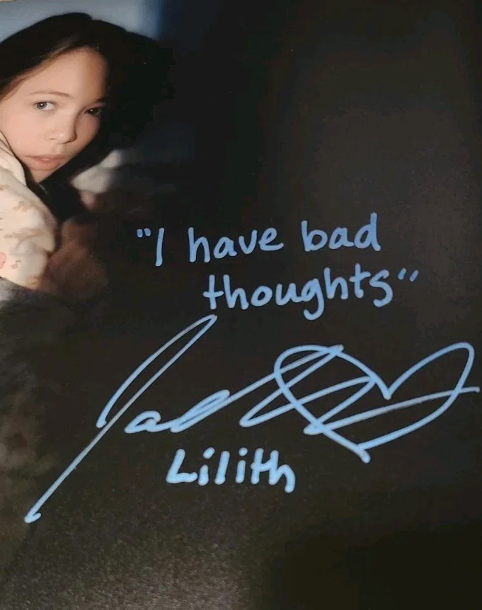 Jodelle Ferland Case 39 Lilith signed autographed 11x14 photo w/Quote. JSA Cert, image 2