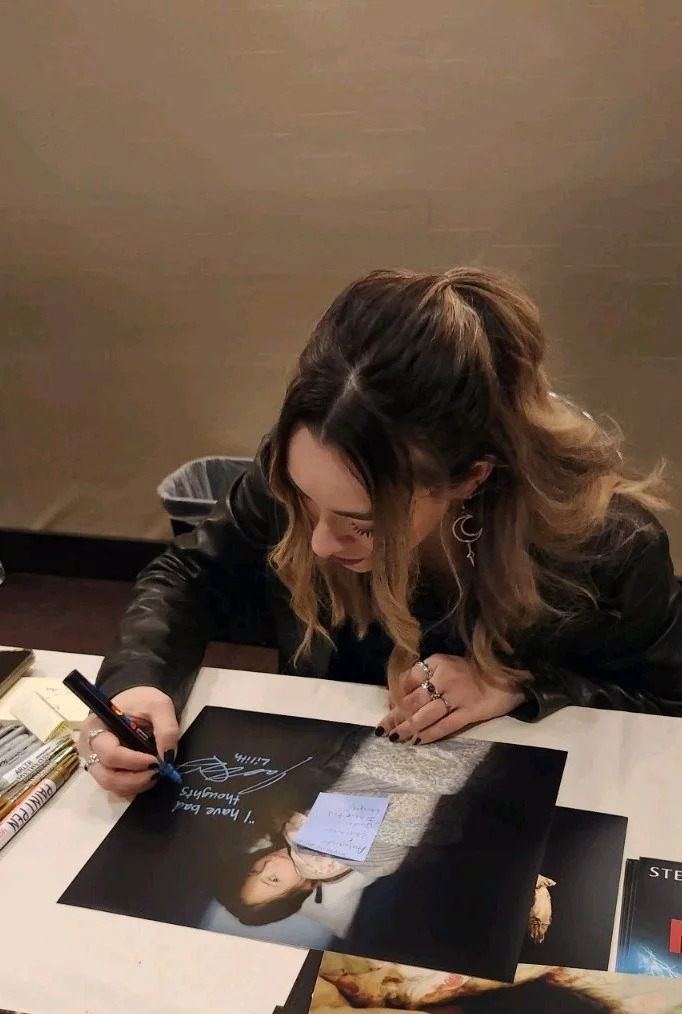 Jodelle Ferland Case 39 Lilith signed autographed 11x14 photo w/Quote. JSA Cert, image 5