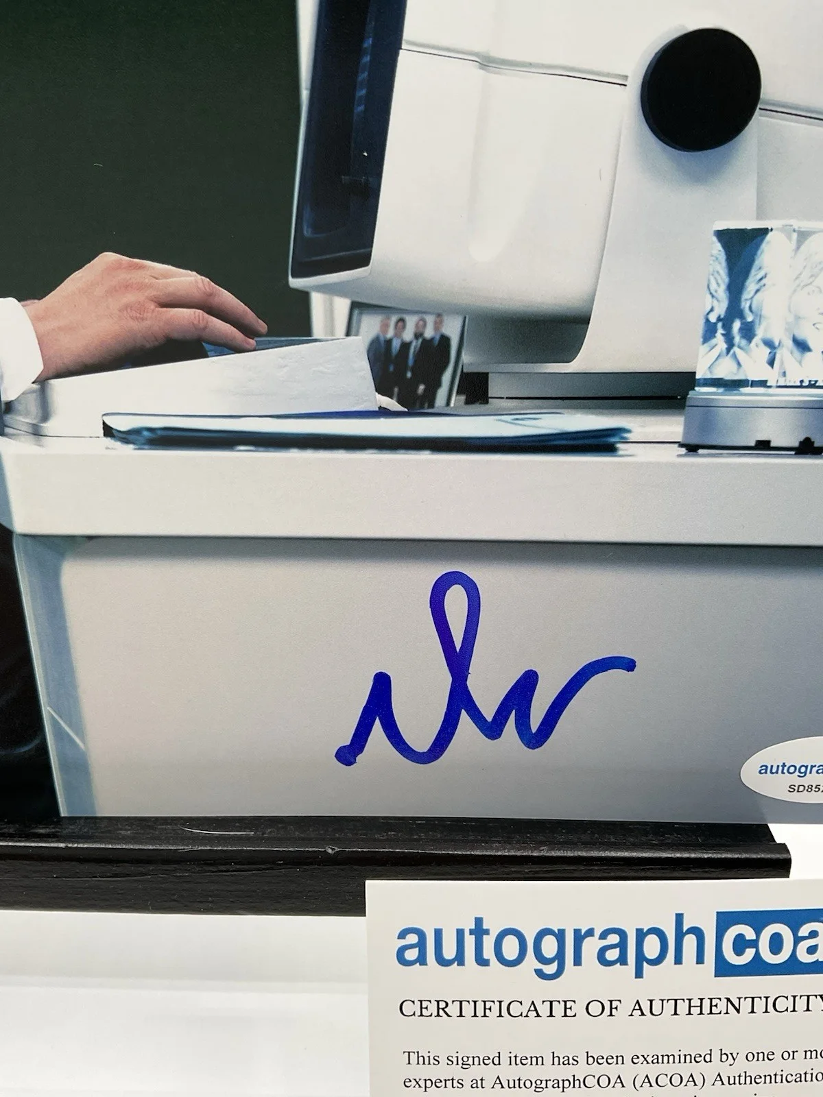 Adam Scott — Adam Scott signed photo Severance signed photo ACOA Severance 8x10 Mark Scout, image 2