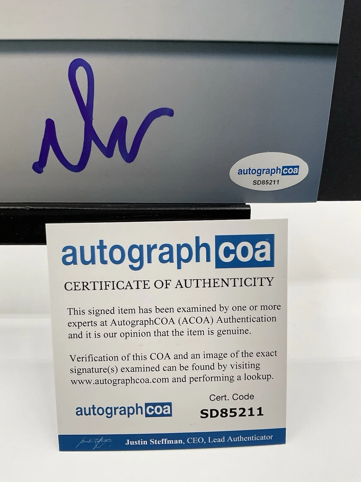 Adam Scott — Adam Scott signed photo Severance signed photo ACOA Severance 8x10 Mark Scout, image 3