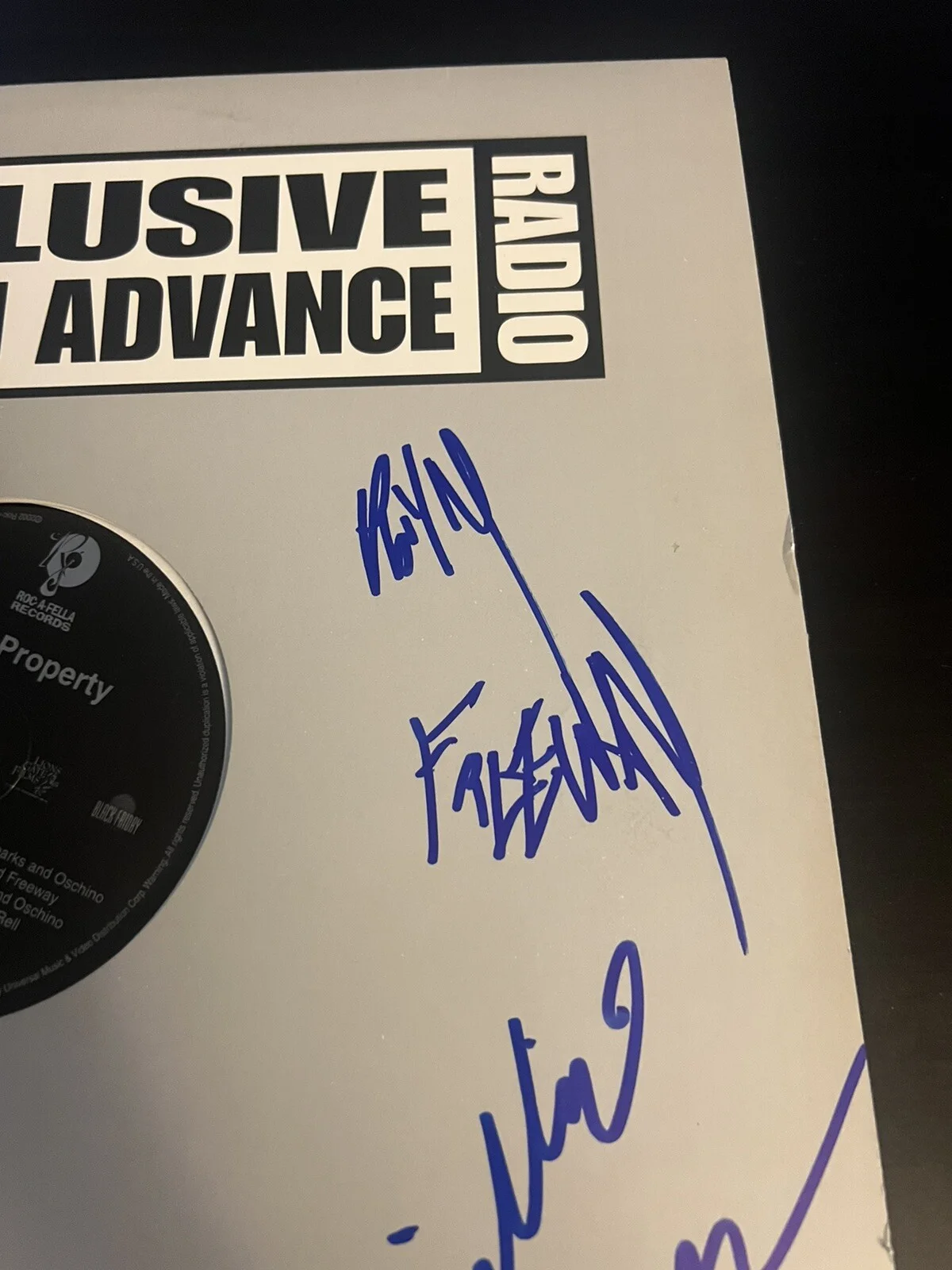State Property Signed Vinyl Freeway Young Gunz Chris & Neef Sparks Proof Rare, изображение 5