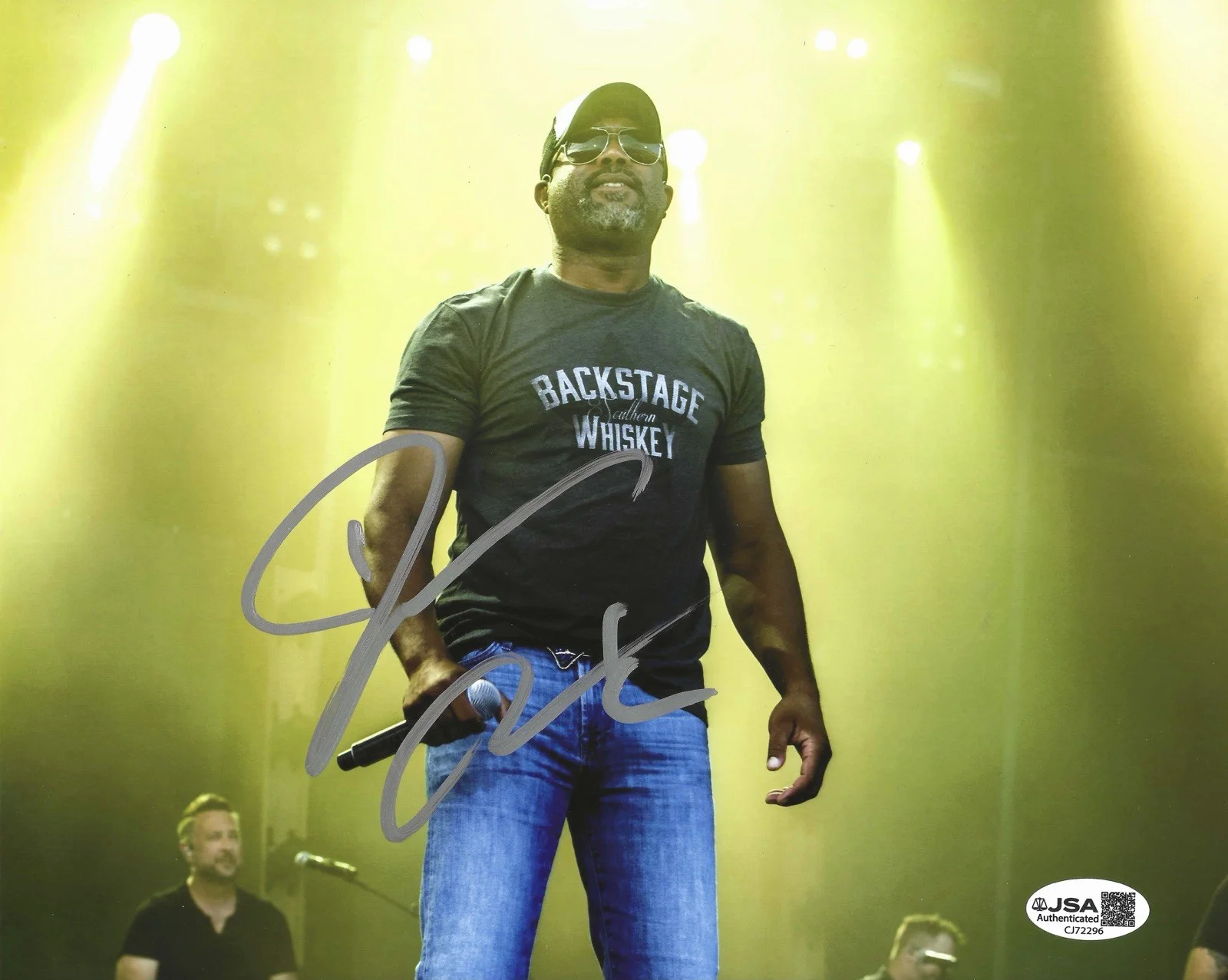 DARIUS RUCKER SIGNED 8x10 PHOTO HOOTIE & THE BLOWFISH WAGON WHEEL w/JSA COA!, image 2