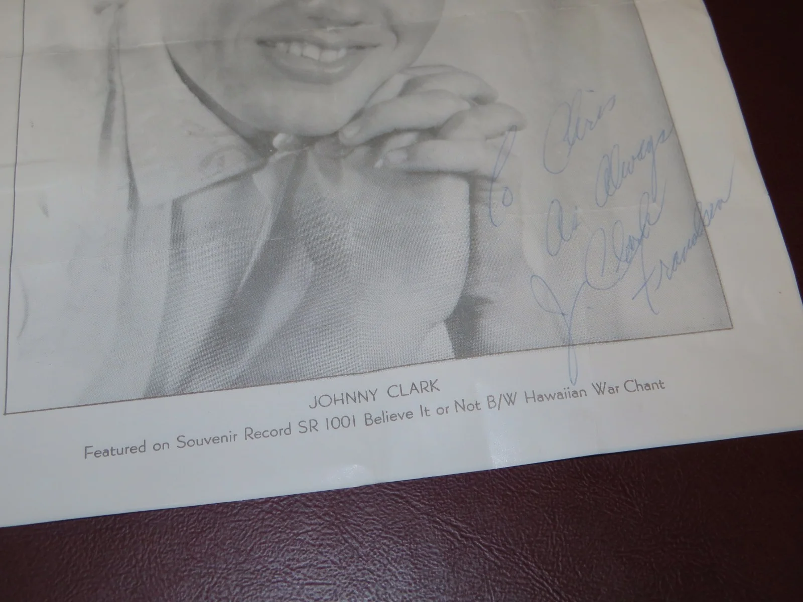 Johnny Clark, Bud Voght, Tom Plunkett, Bob Evans — Vintage Johnny Clark and the Four Playboys Signed Set 2 BW Prints - 5 Autographs, изображение 3
