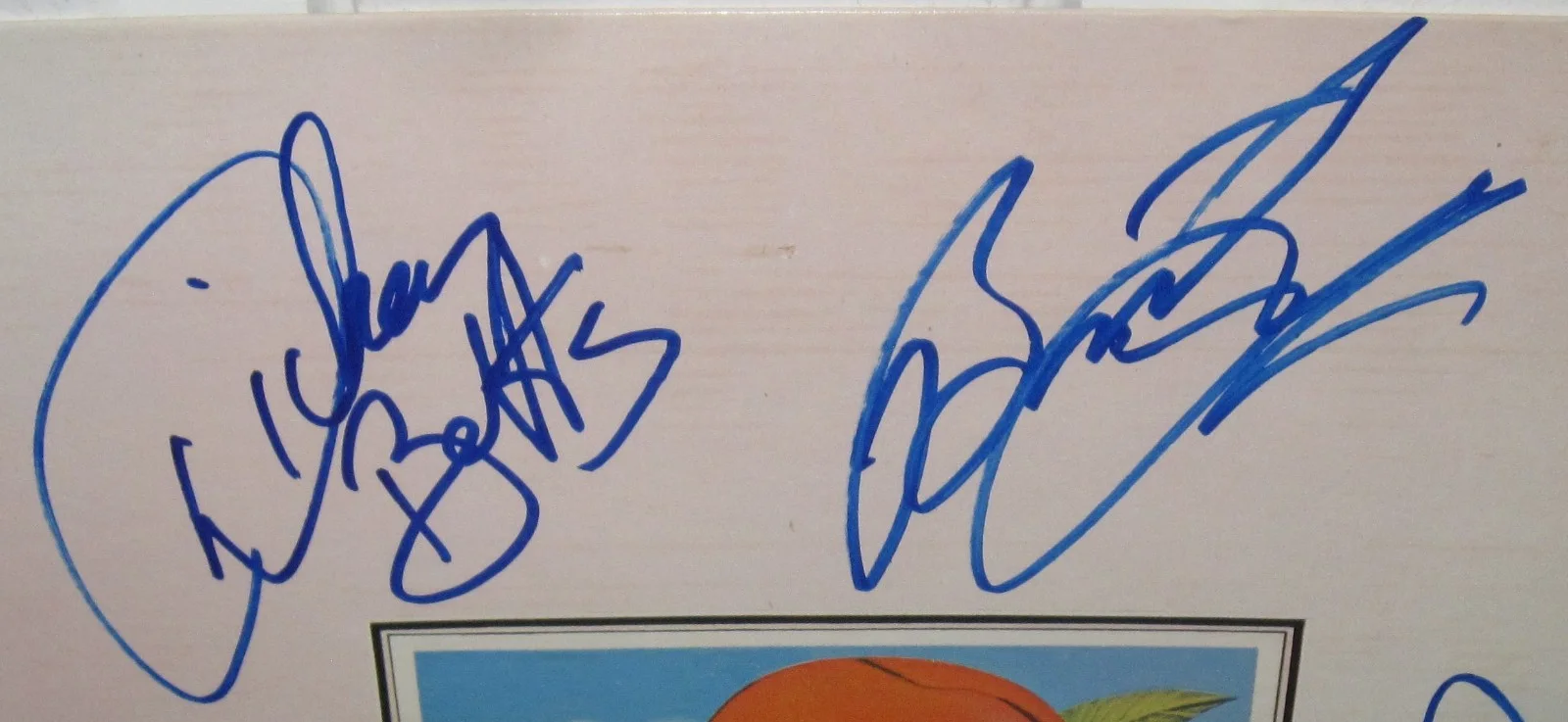 GREGG ALLMAN BROTHERS SIGNED EAT A PEACH ALBUM VINYL DICKEY BETTS BECKETT LOA X4, изображение 4