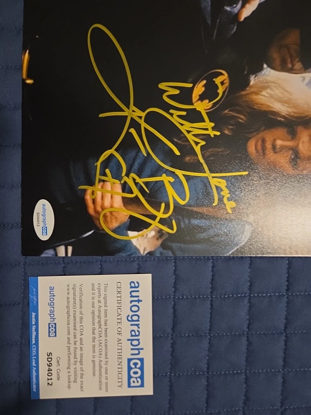 Batman Signed Kim Basinger Autographed 8x10 PHOTO ACOA Cert. Gold Marker. Vicki, изображение 4