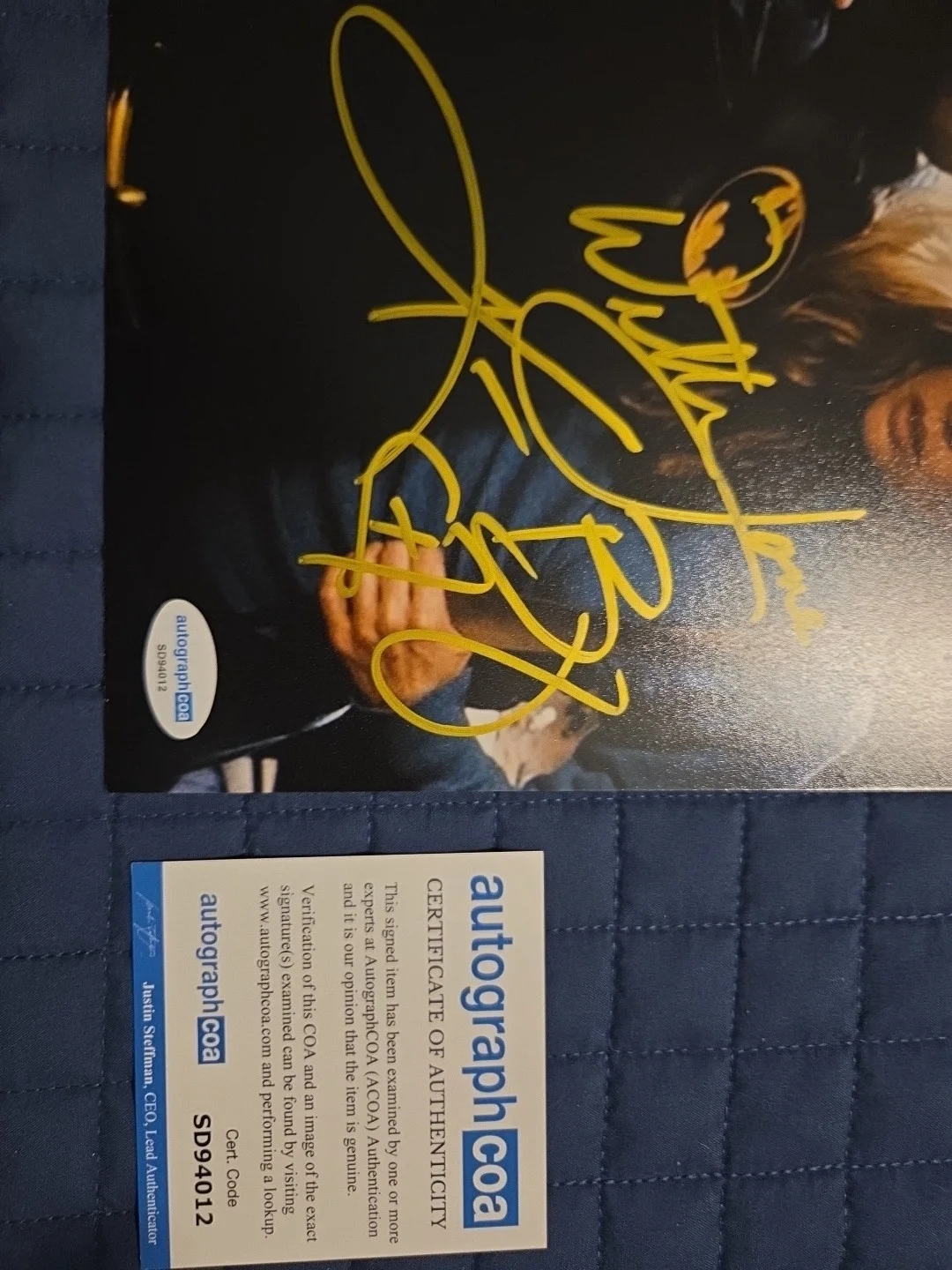 Batman Signed Kim Basinger Autographed 8x10 PHOTO ACOA Cert. Gold Marker. Vicki, изображение 5