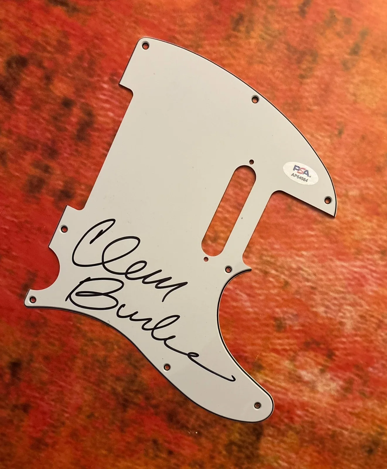 PSA Blondie Band Drummer * CLEM BURKE * Signed Electric Pickguard COA, изображение 2
