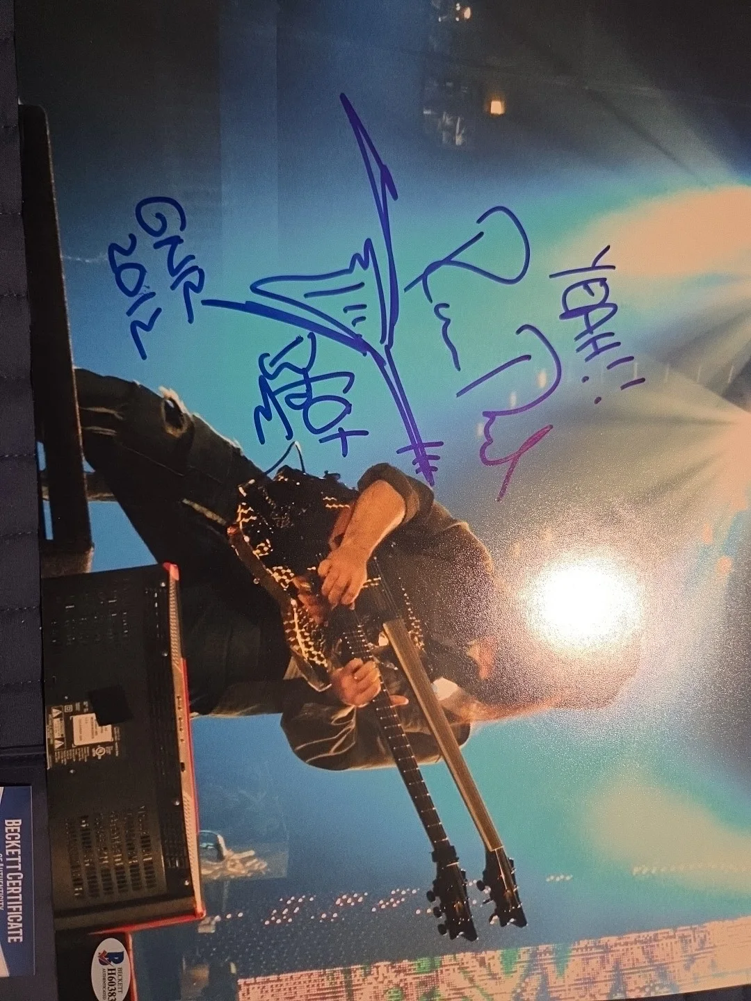 Guns N Roses Signed Ron Bumblefoot Thal 11x14 Photo BAS Beckett Certified!!!, изображение 4